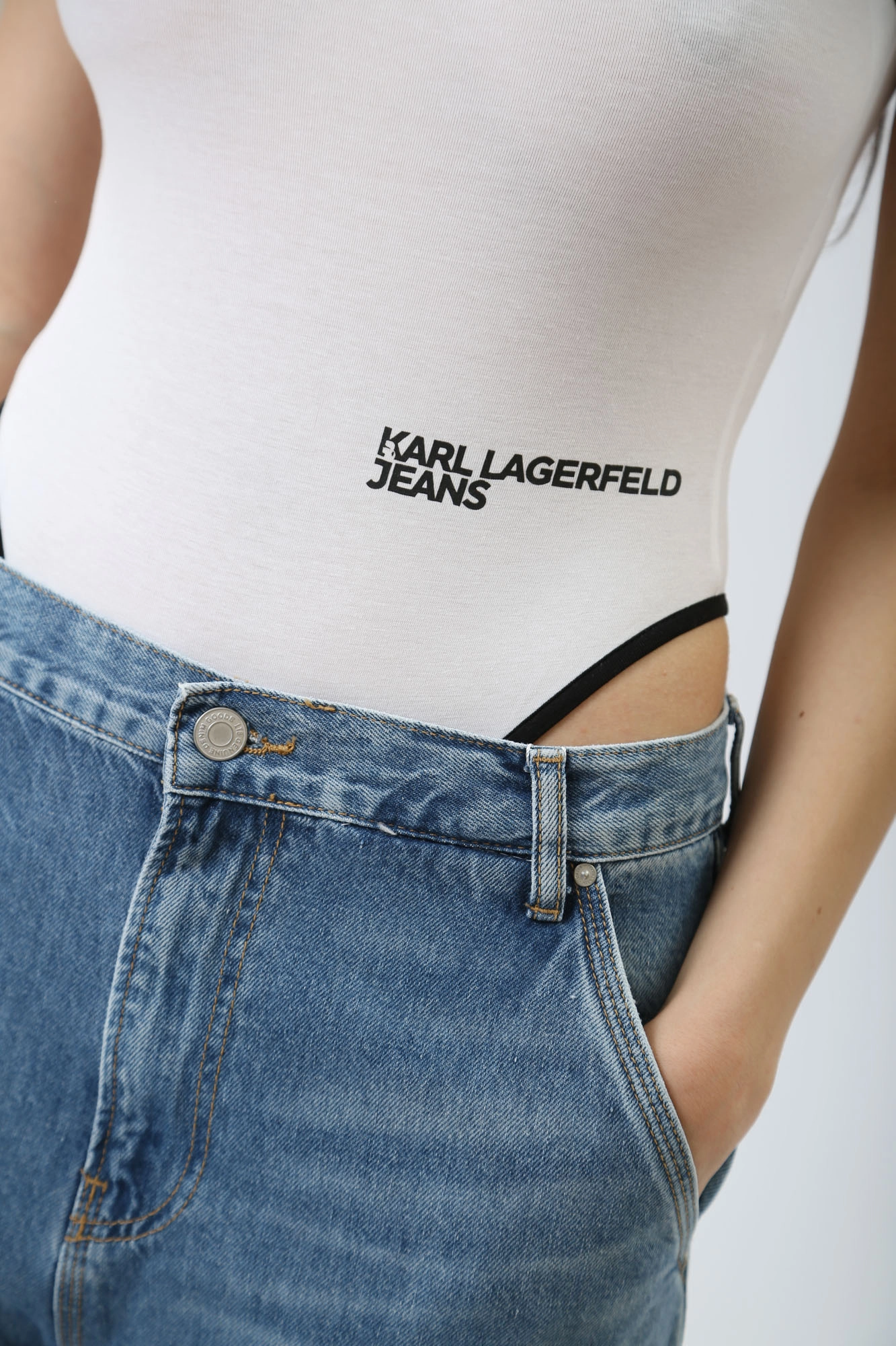 241J1710 боди karl lagerfeld jeans 