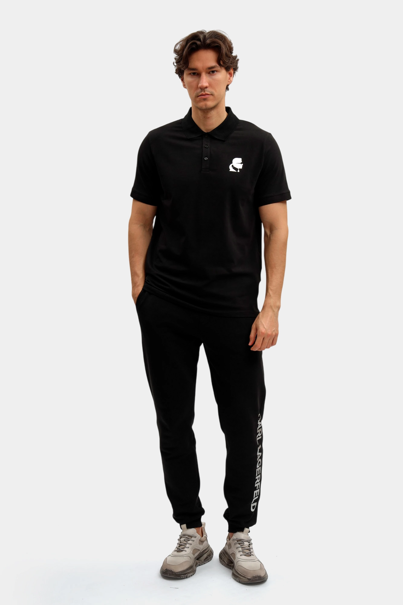 554235_745401 Поло Karl Lagerfeld Черный