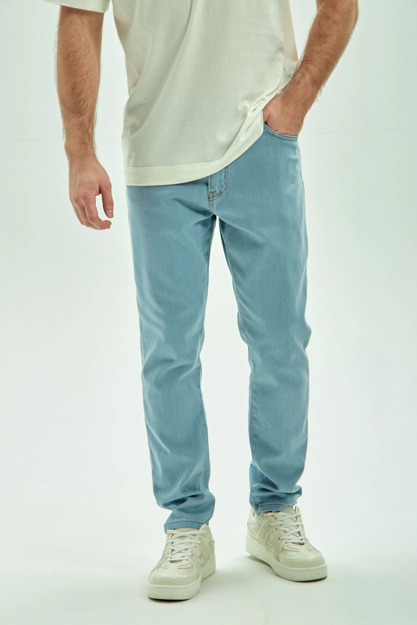 VM-OMA-33-026 Джинсы DAD  Van Mich Голубой