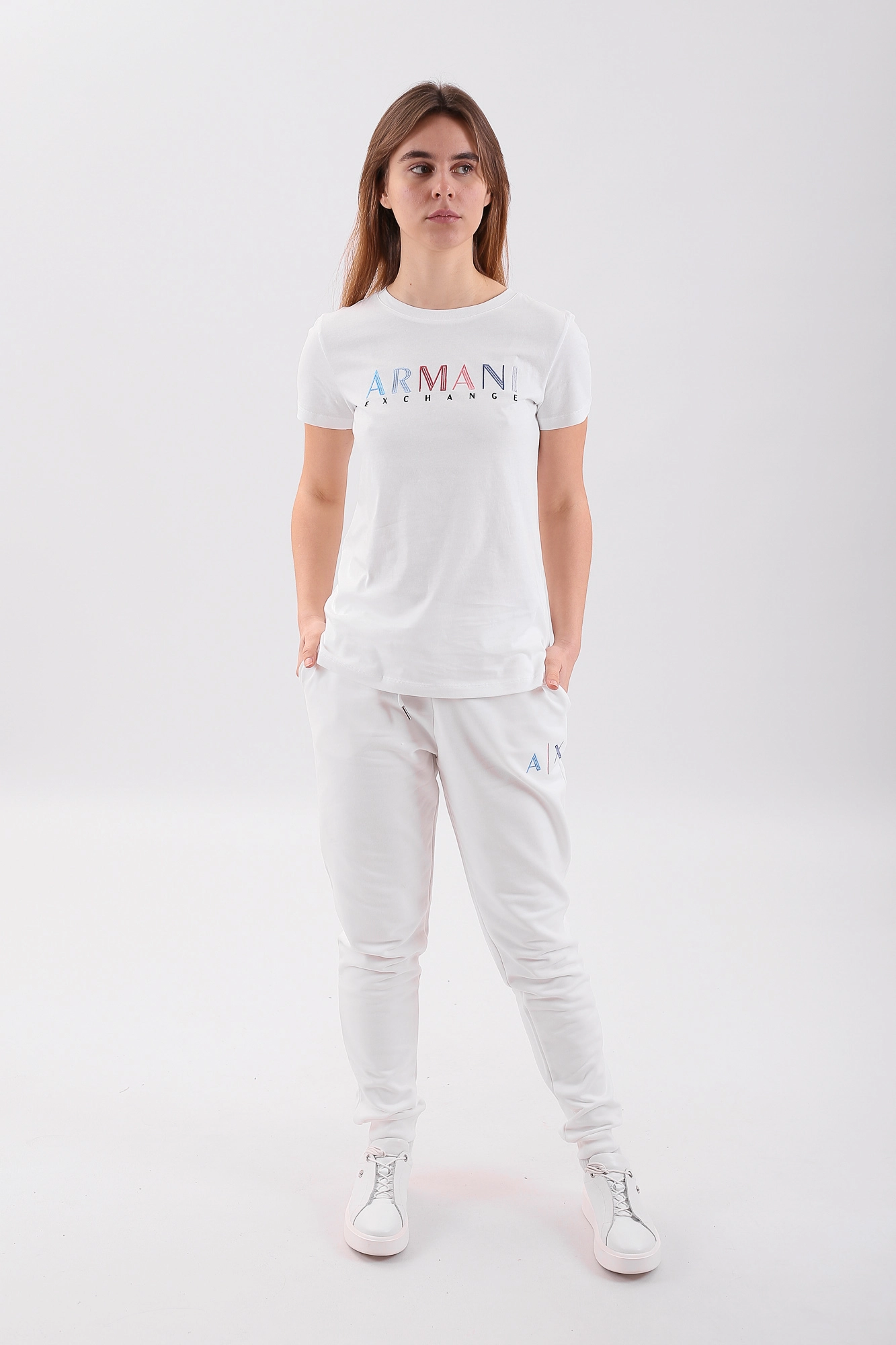 3LYPBP_YJ6UZ брюки спортивные джоггеры armani exchange 