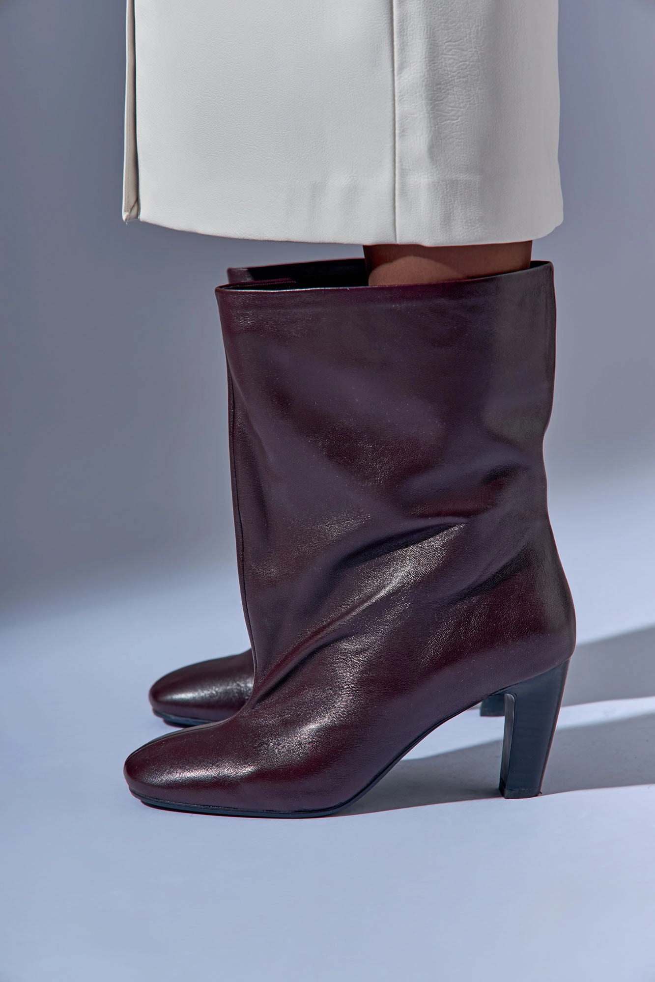 RP-LT092-866 Ботильоны закрытые Red Pin Бордовый