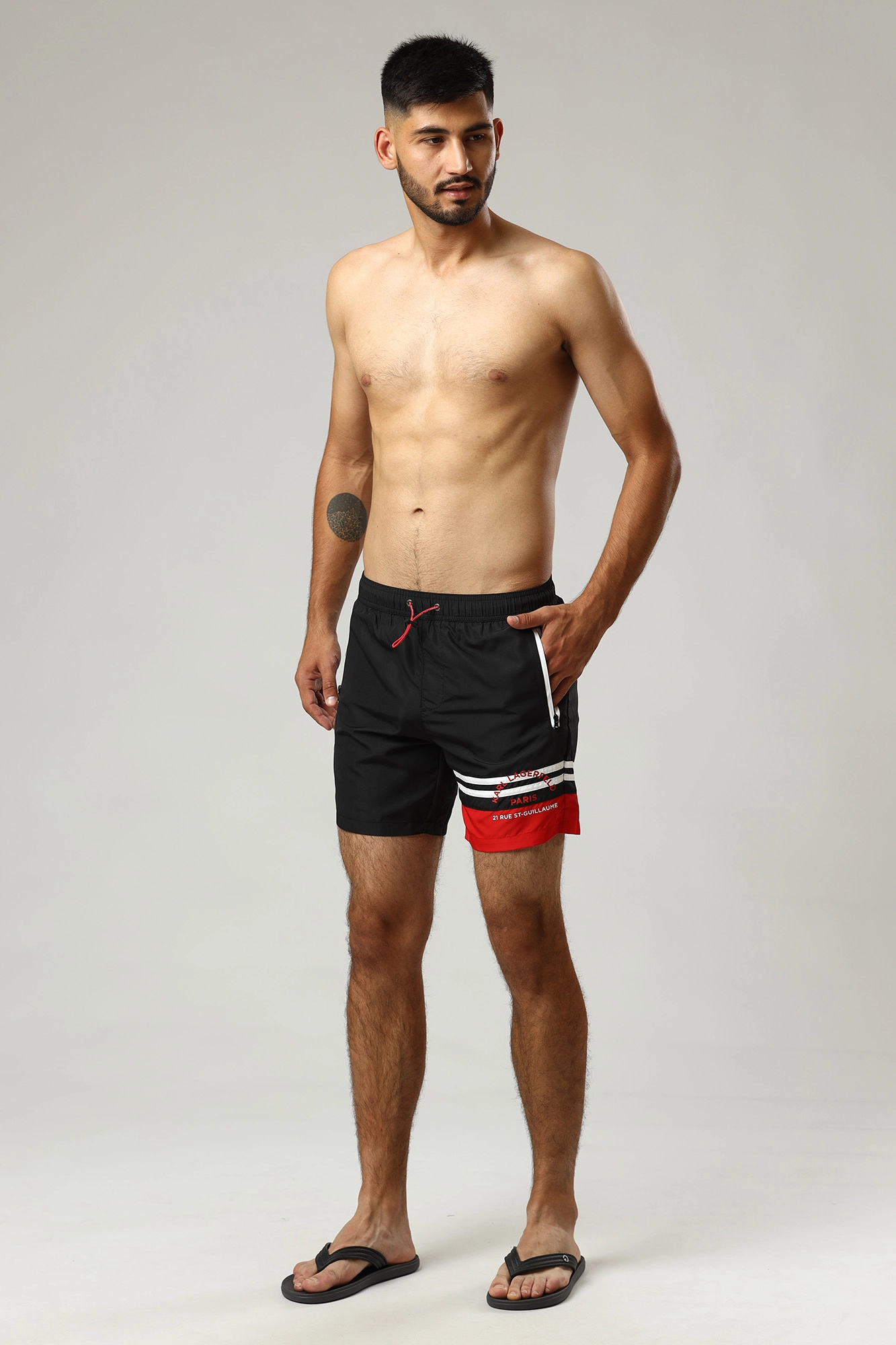 KL22MBM05 Шорты плавательные Karl Lagerfeld Черный