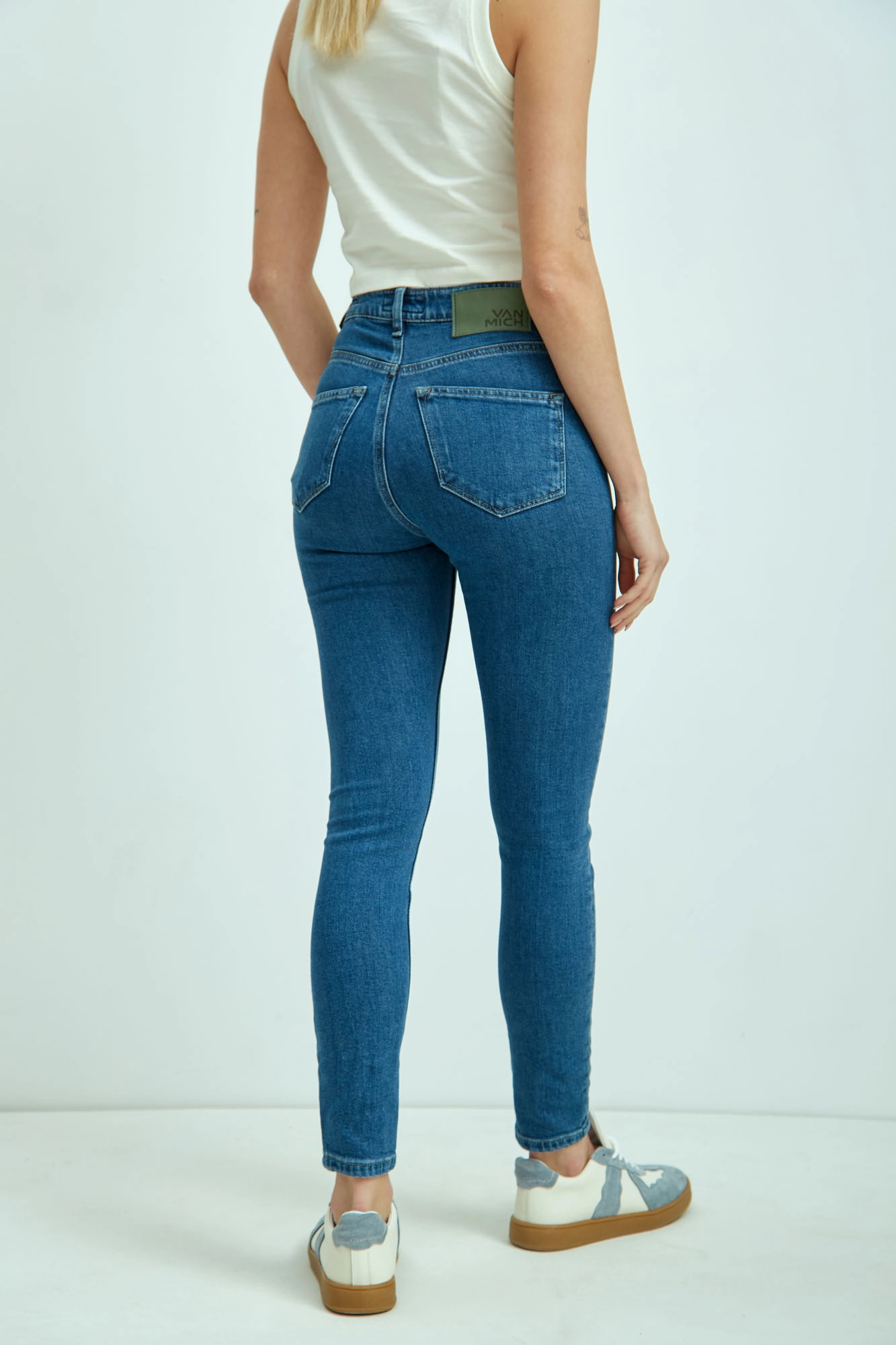 VW-OMA-33-024 джинсы high rise super skinny  van mich 