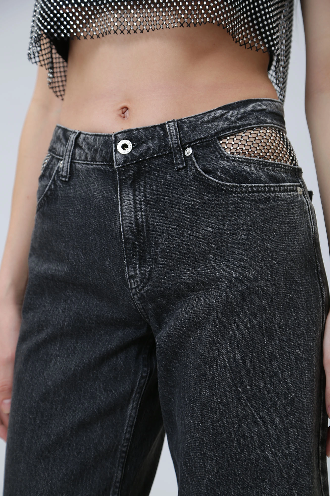 240J1115 джинсы mid rise relaxed  karl lagerfeld jeans 