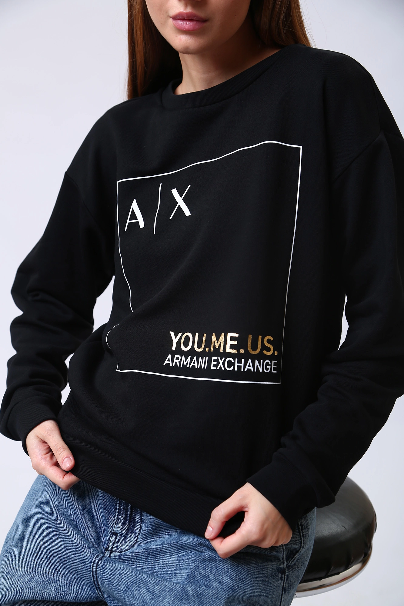 Armani exchange sweatshirt deals