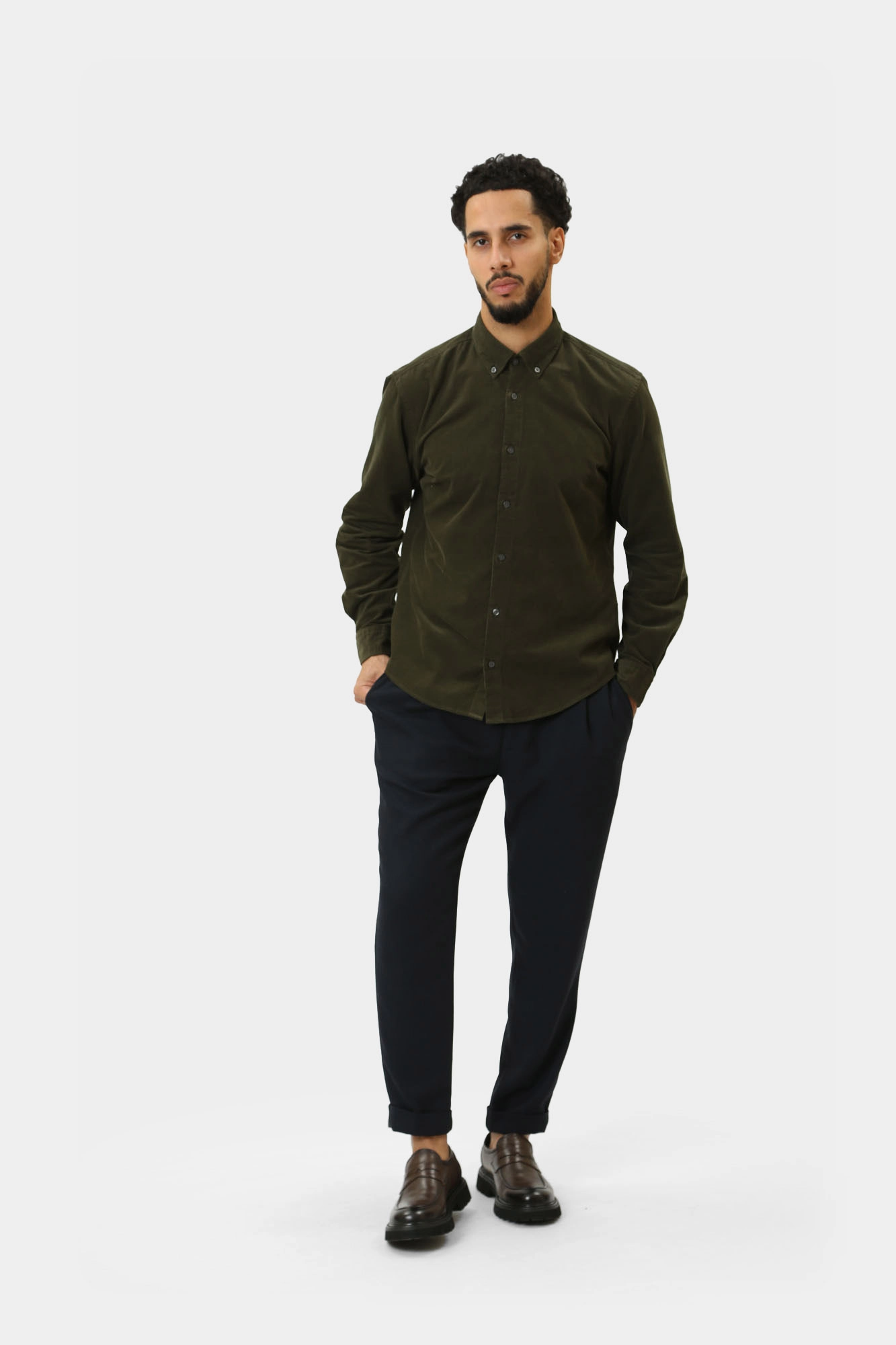 30043490_10018537 Рубашка Strellson Зеленый