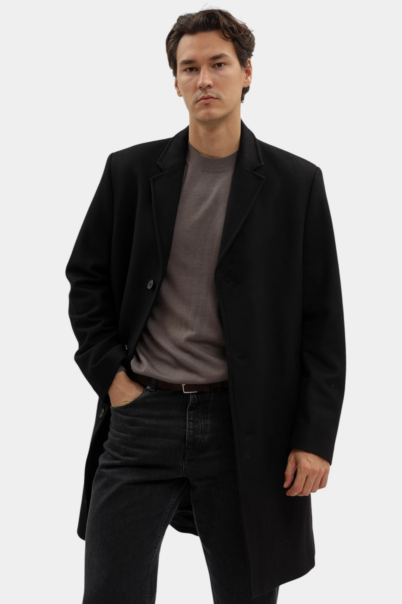 553799_455010 Пальто Karl Lagerfeld Черный