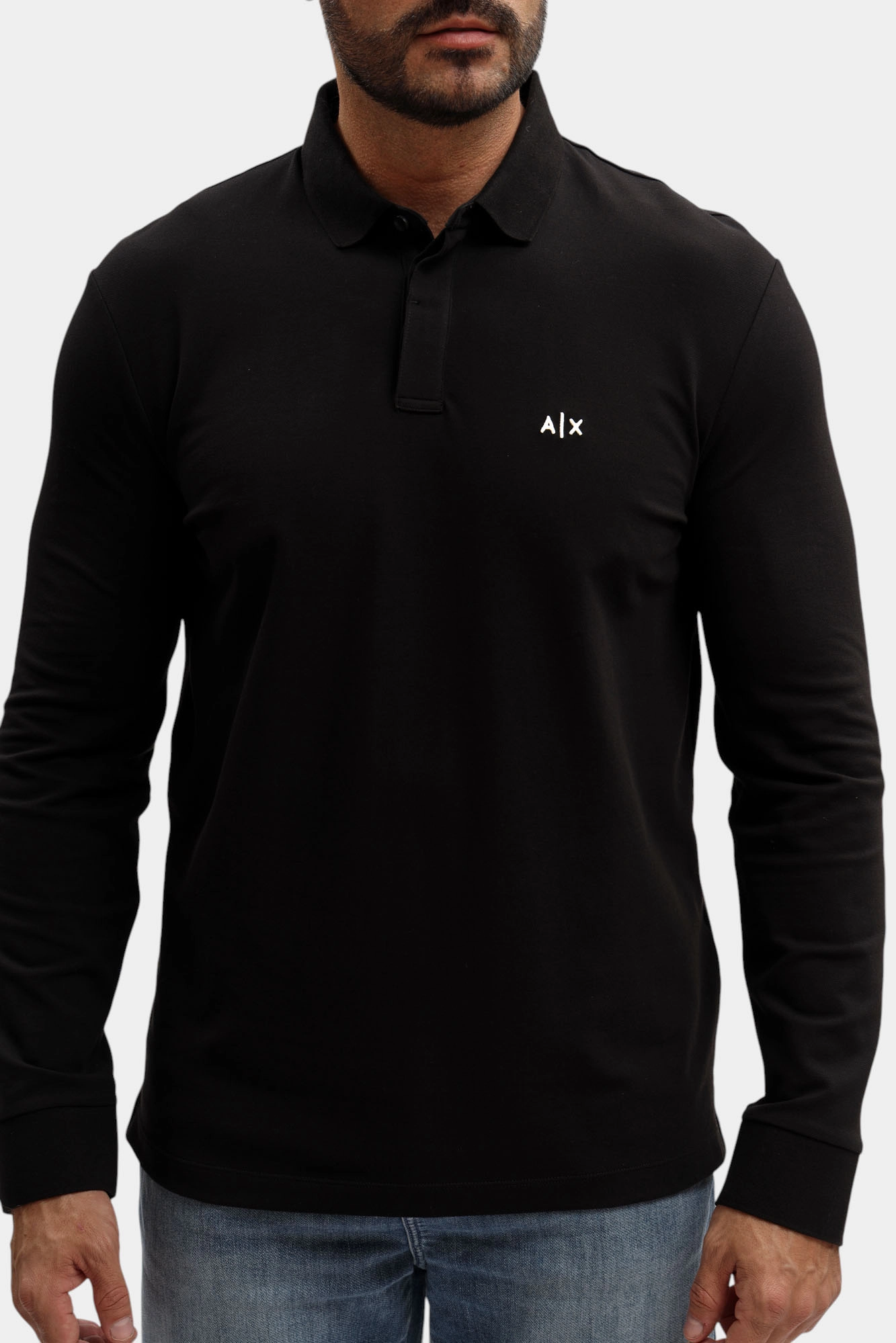 XM001288_AF17321 Поло Armani Exchange Черный