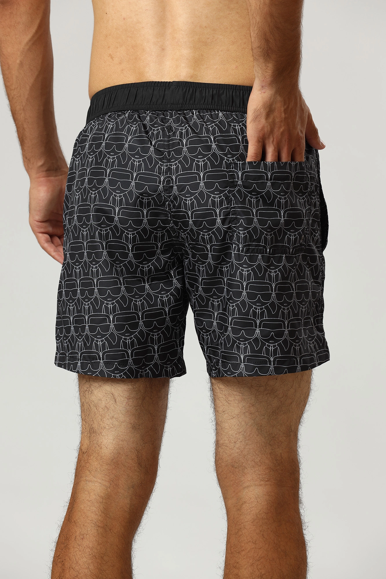 KL22MBM10 Шорты плавательные Karl Lagerfeld Черный