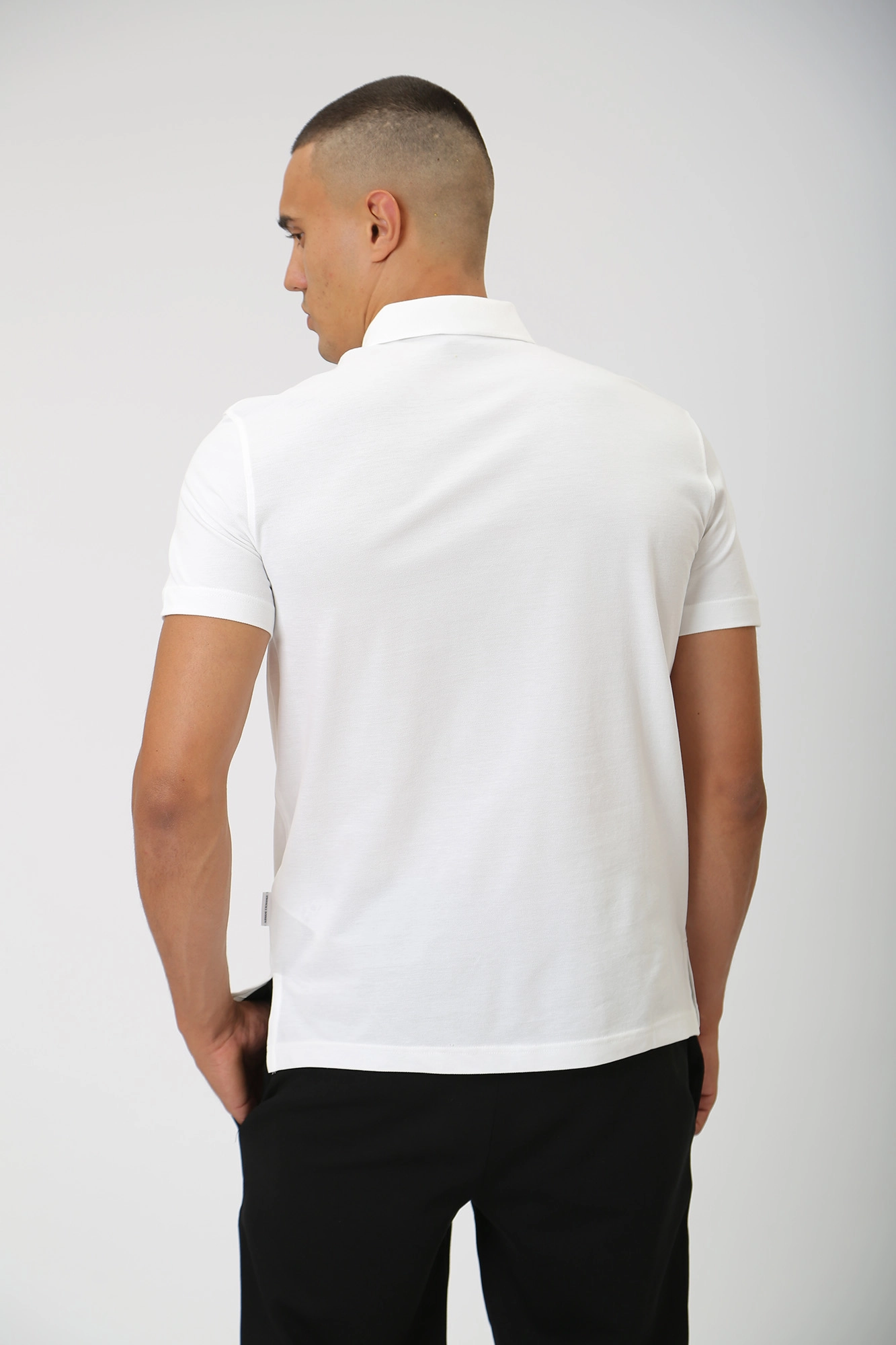 6RZFAA_ZJ3YZ Поло Armani Exchange Белый