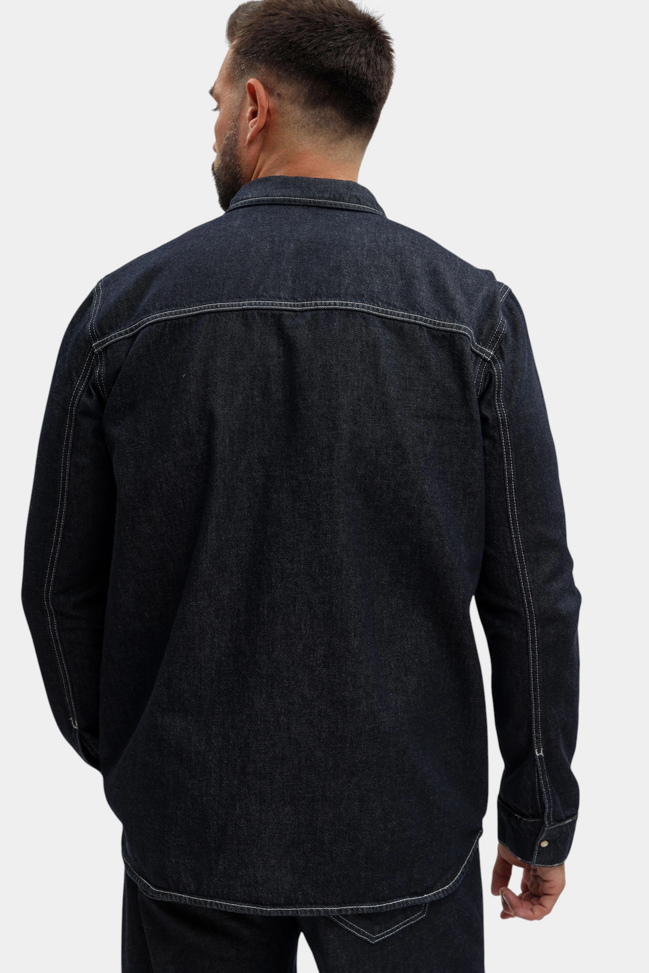 554864_605903 Рубашка джинсовая Karl Lagerfeld Голубой