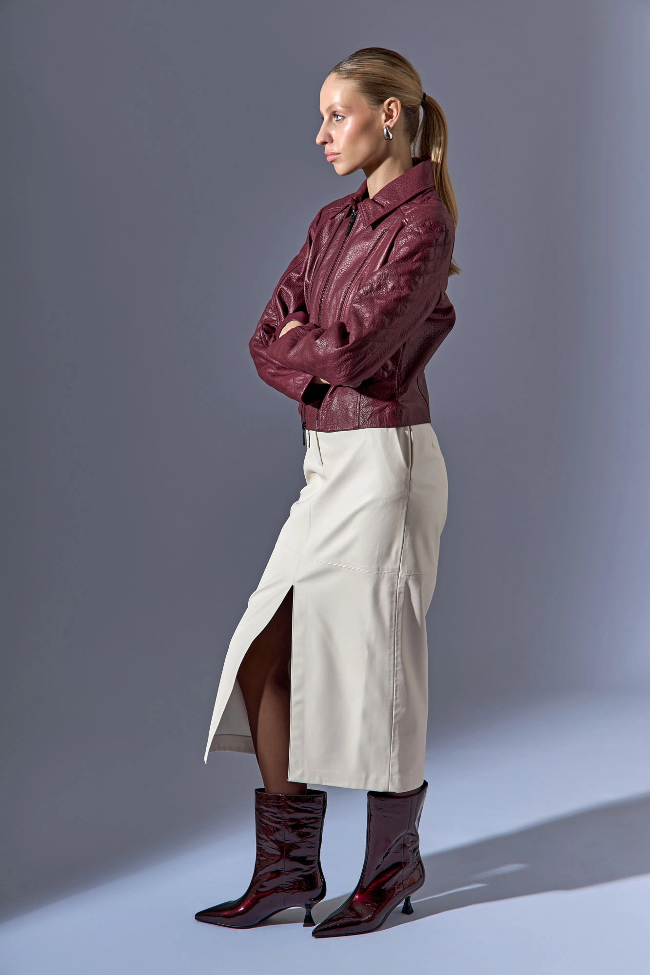 RP-L25910-802 Ботильоны закрытые Red Pin Бордовый