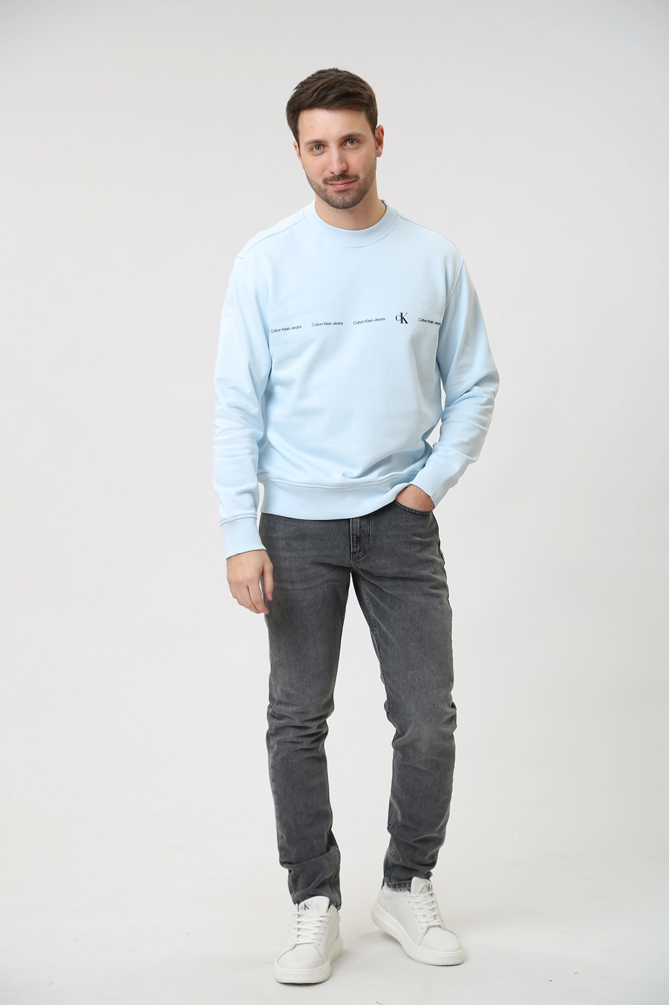 J30J324624 Свитшот Calvin Klein Jeans Синий