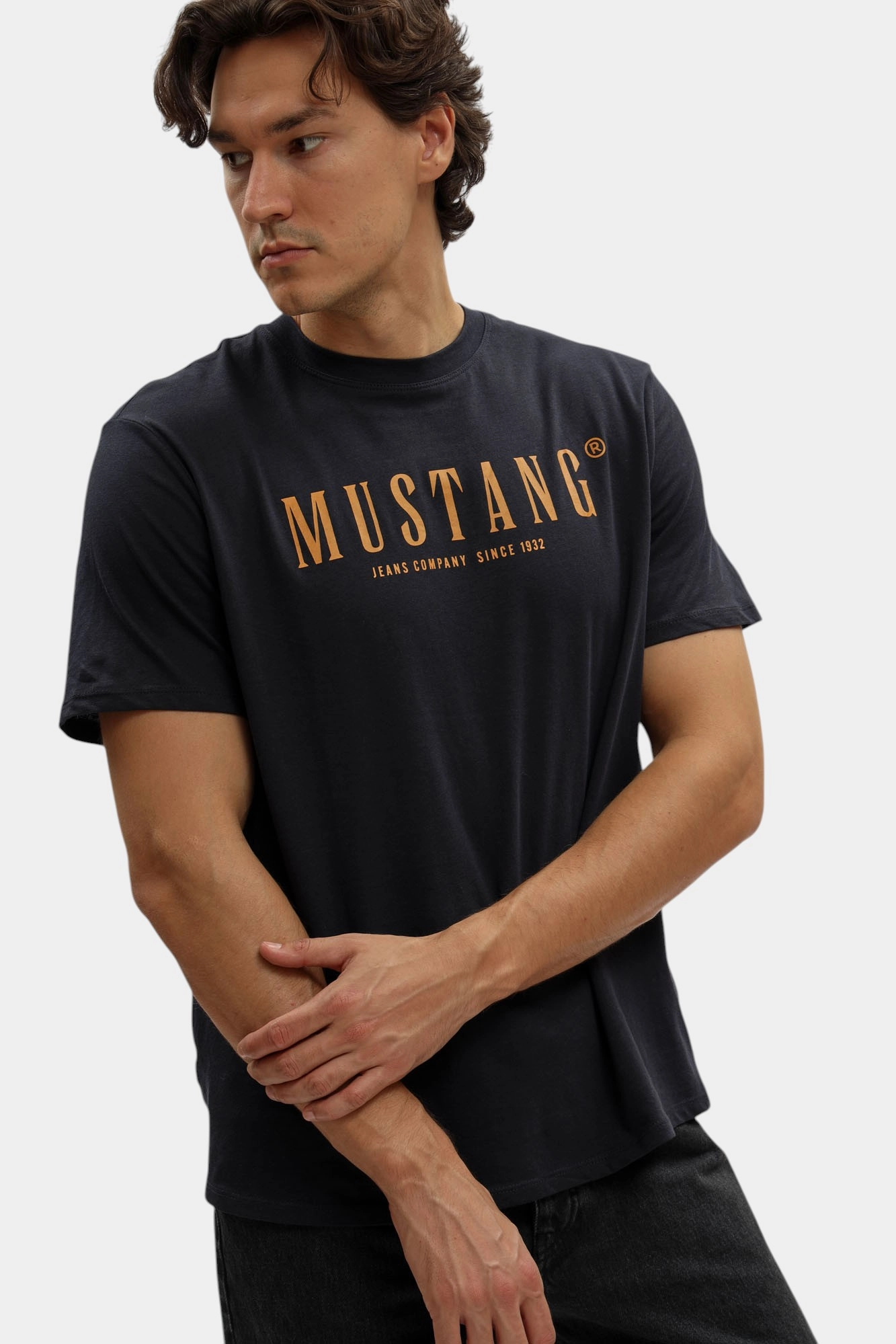 1016853 Футболка Mustang Синий