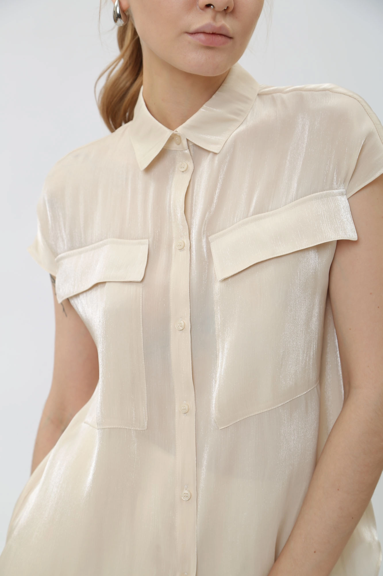 3DYC19_YNUUZ блузка armani exchange 