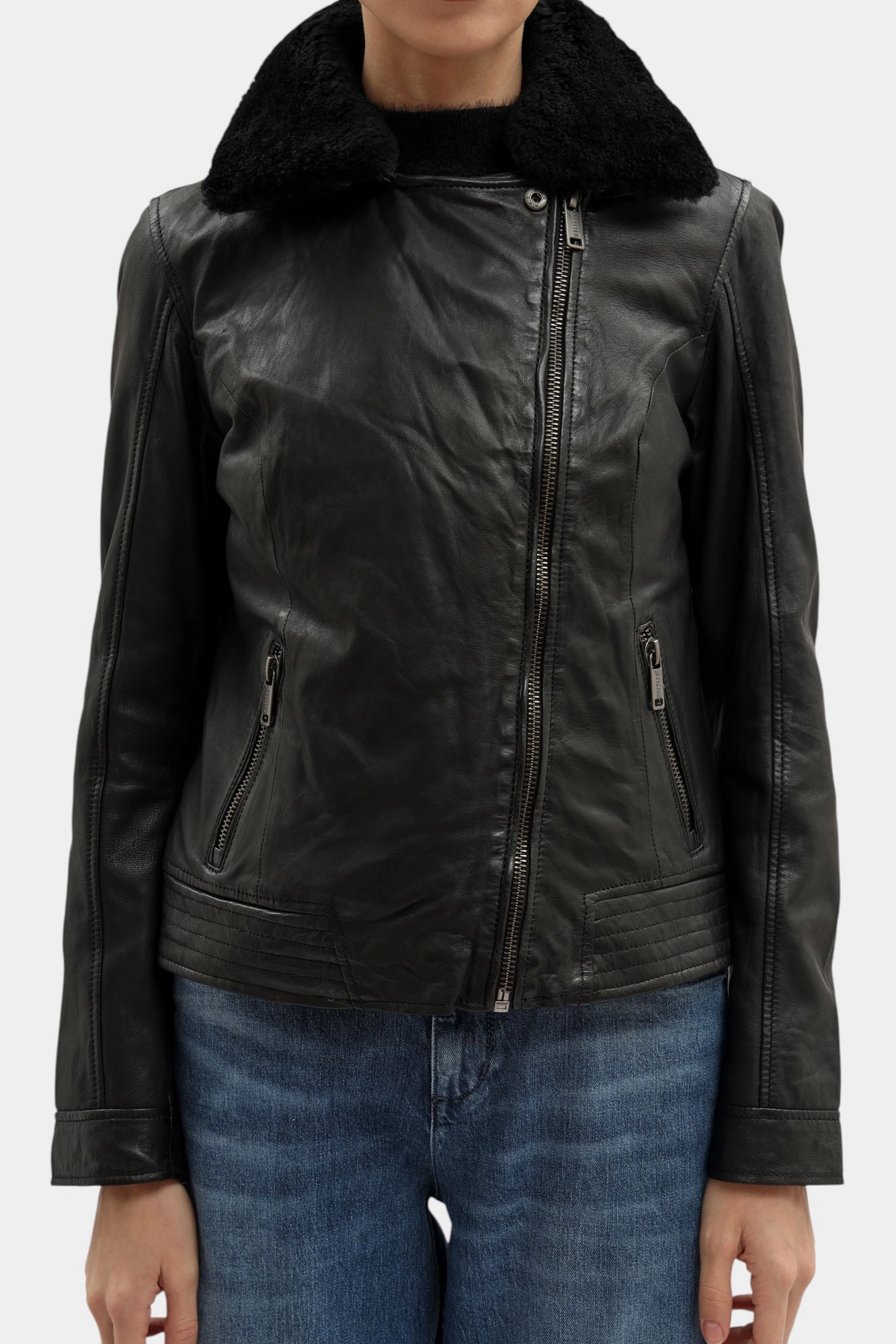 MU-W252-345 куртка кожаная mustang