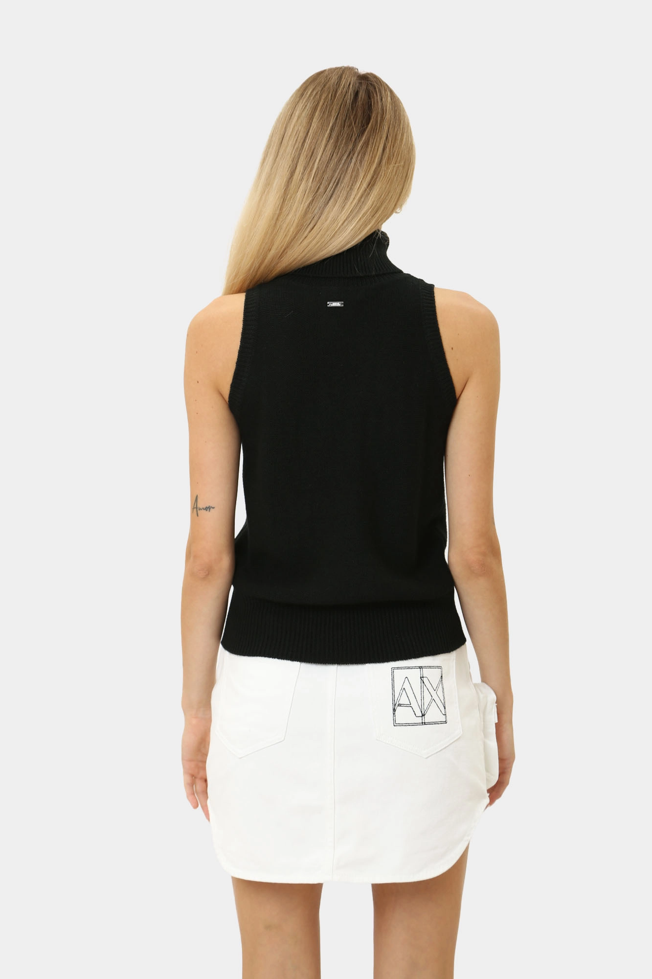 3DYN49_Y15MZ_0104 юбка джинсовая armani exchange 