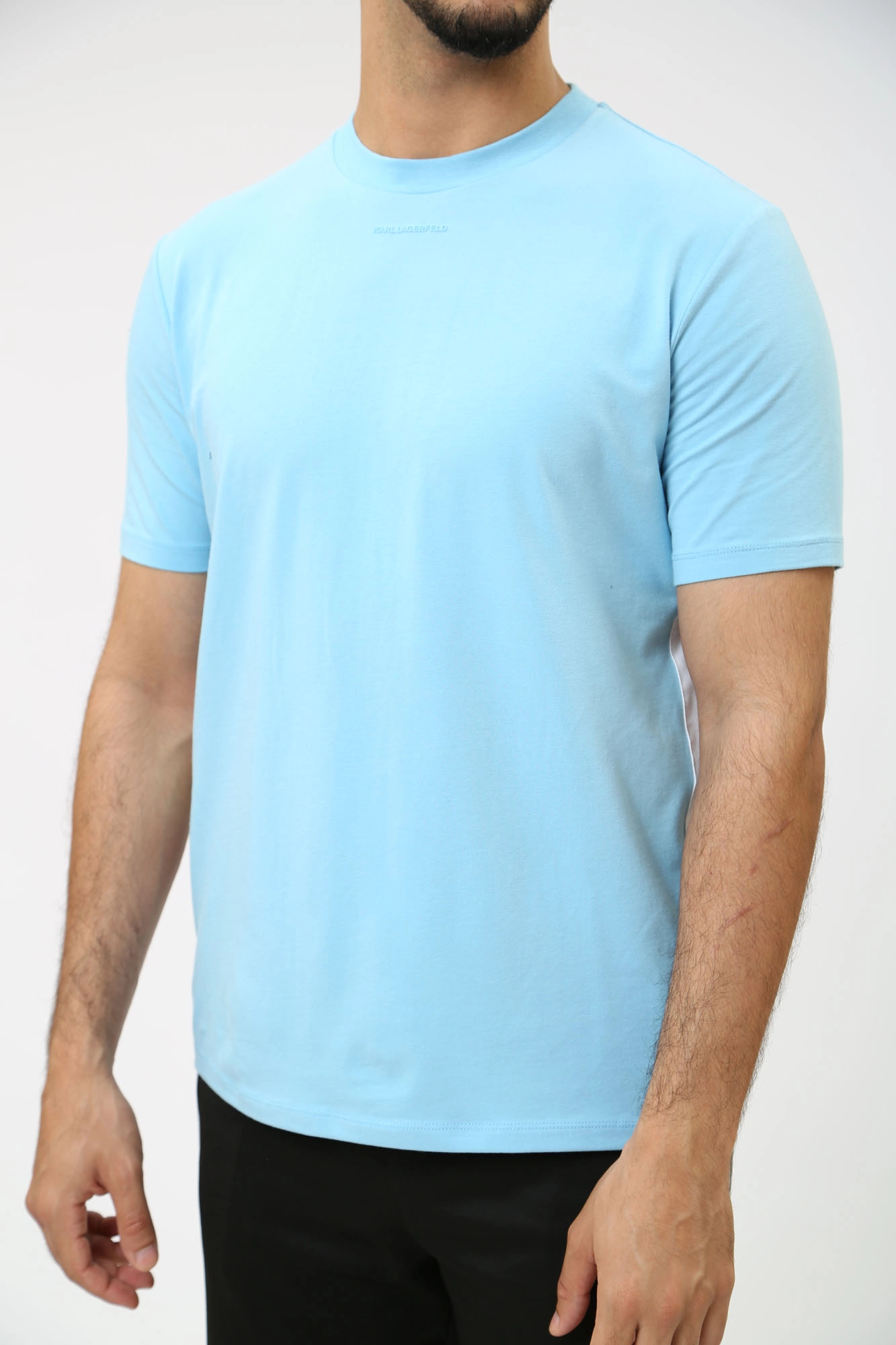 542221_755028 Футболка Karl Lagerfeld Голубой
