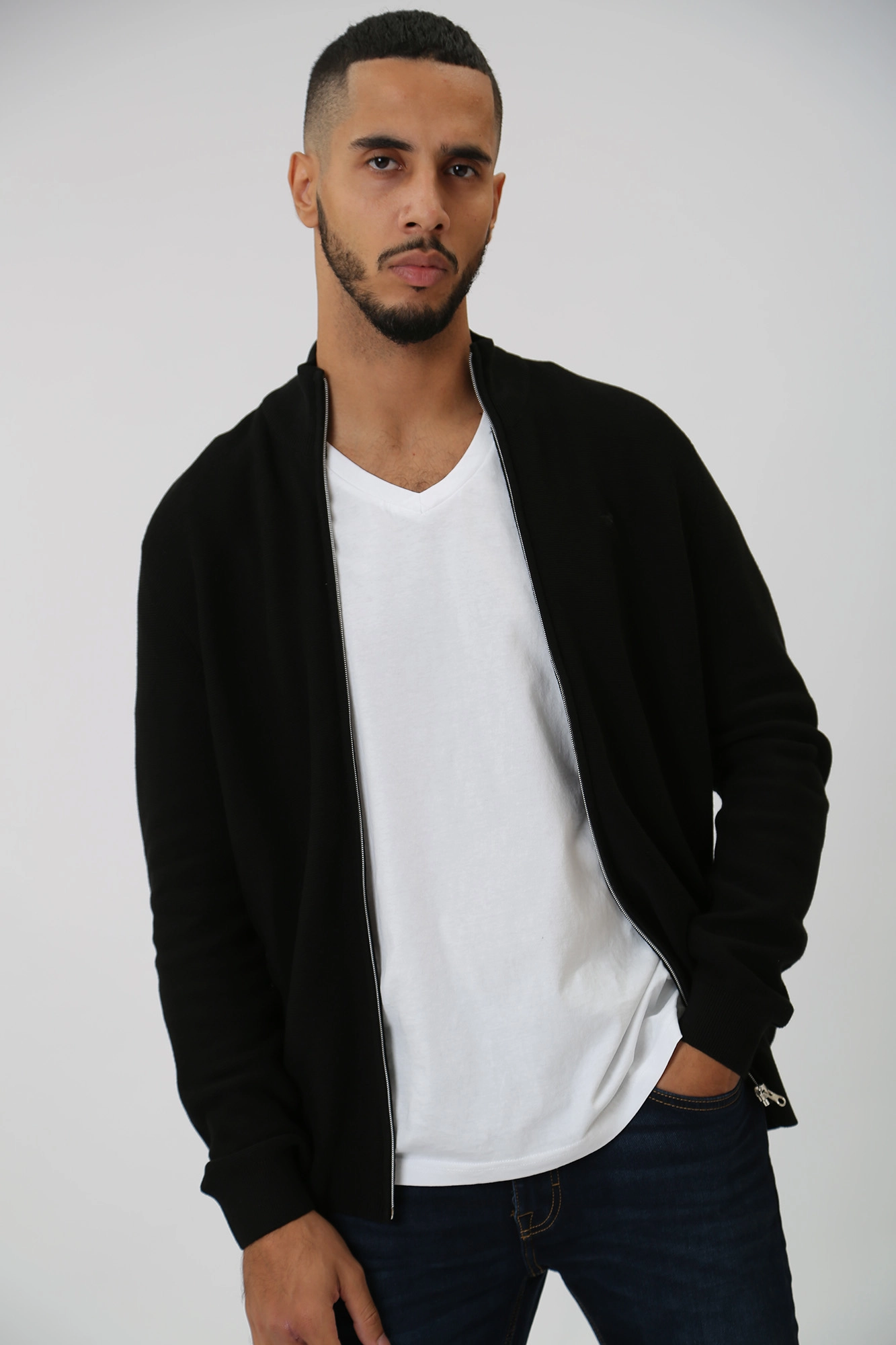 1014116 Кардиган Mustang Черный