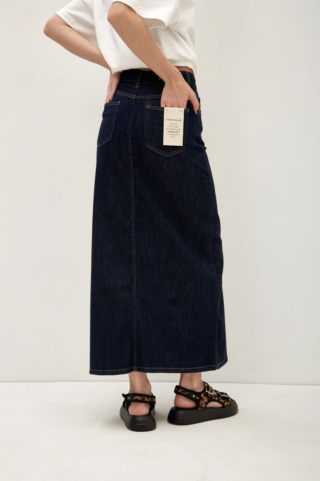 W-241-TK-56-1041 юбка джинсовая the hills 