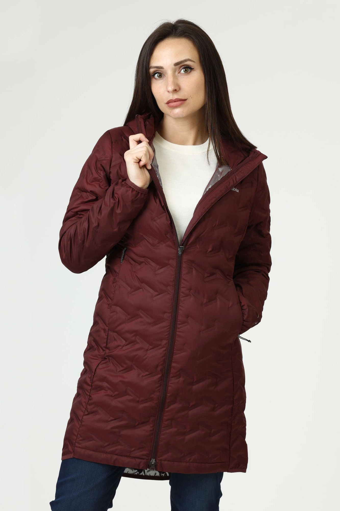 Columbia long down jacket women's hotsell