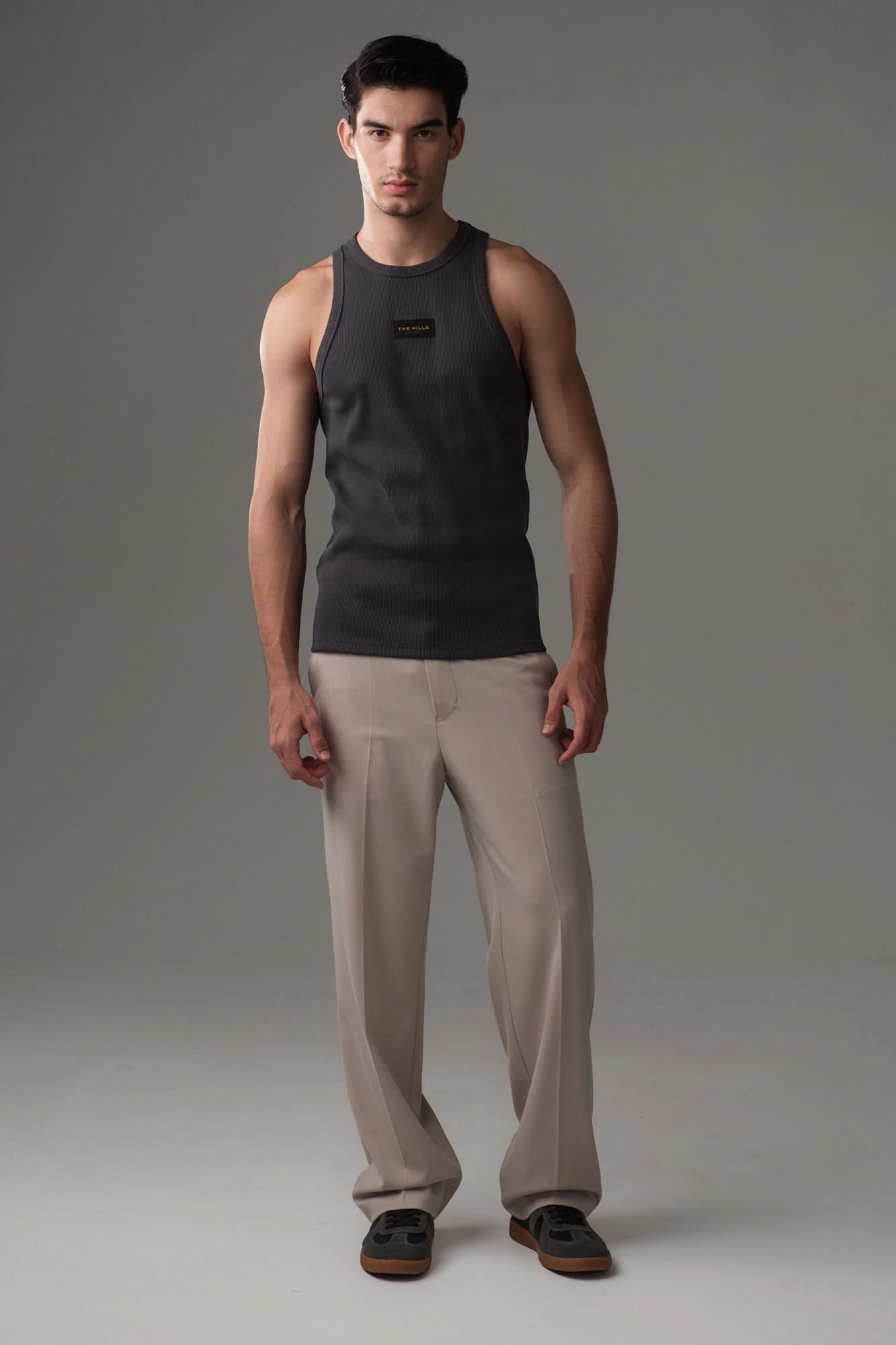 M-251-THT-22-007 Майка The Hills Серый