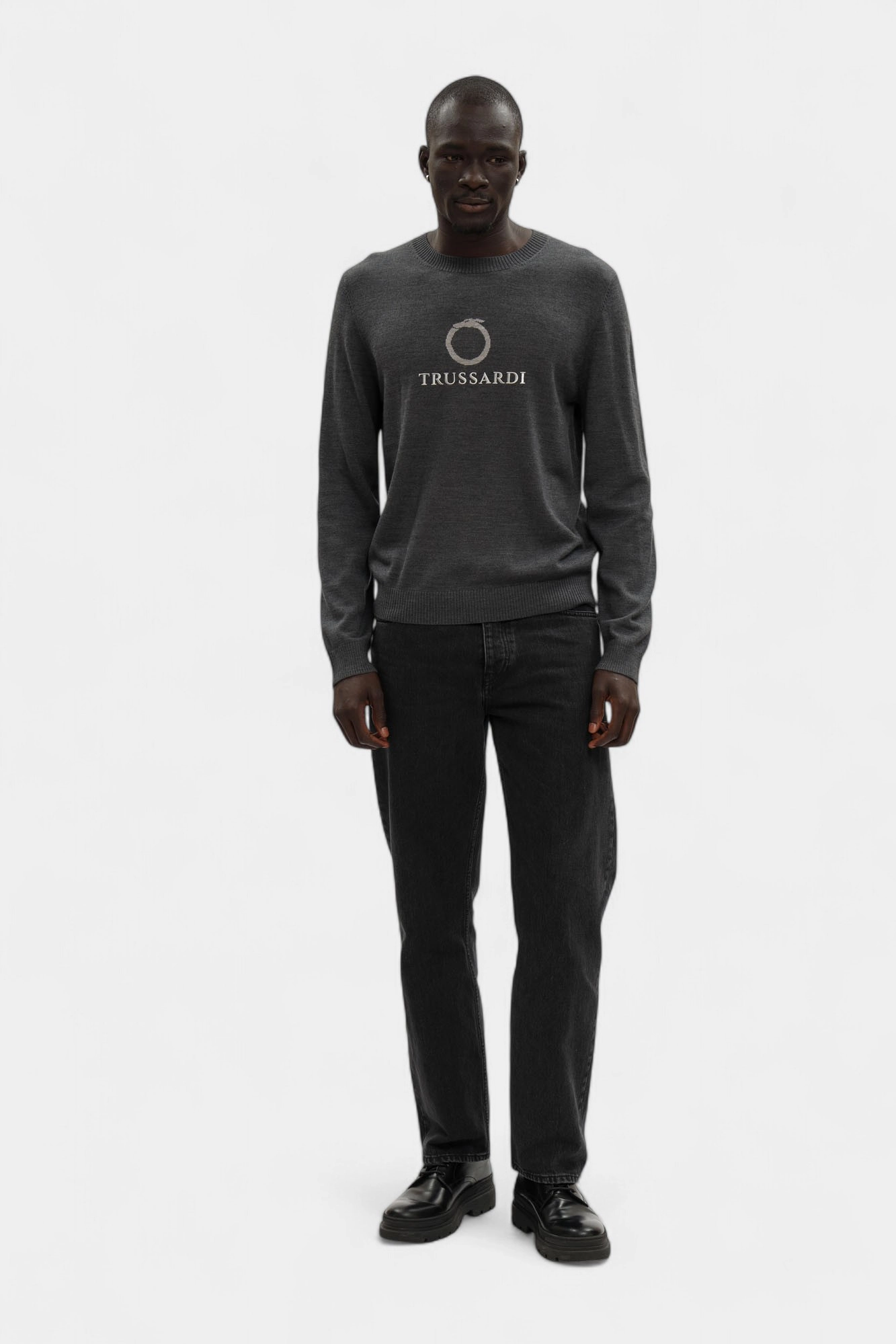 M0358000037N-MK610K03-318M Джемпер Trussardi Серый