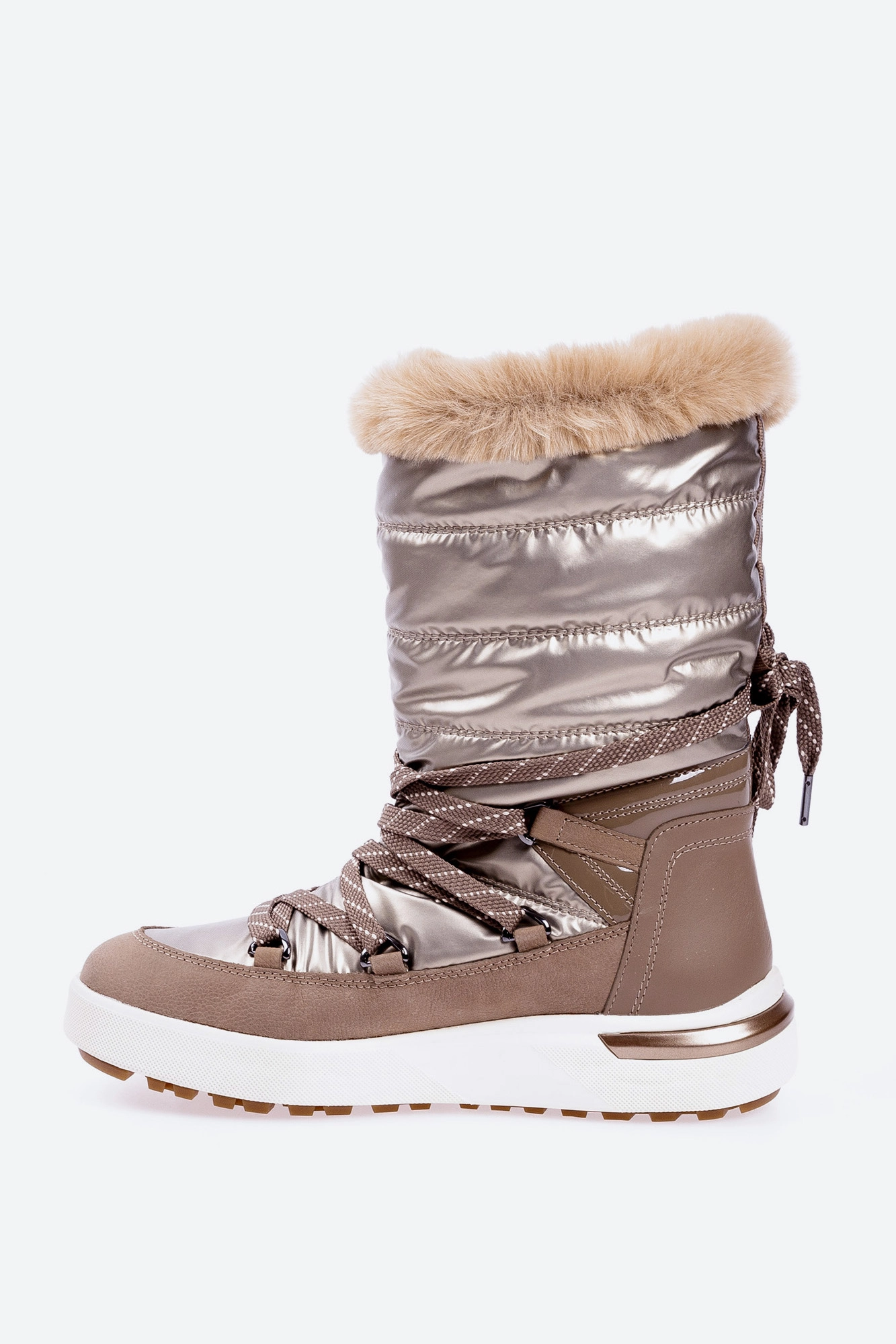 D16QSC0FU33 Сапоги Geox Бежевый