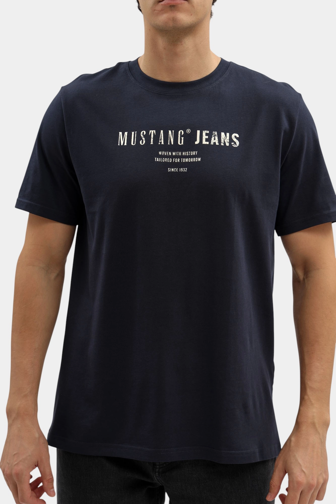 1016867 Футболка Mustang Синий