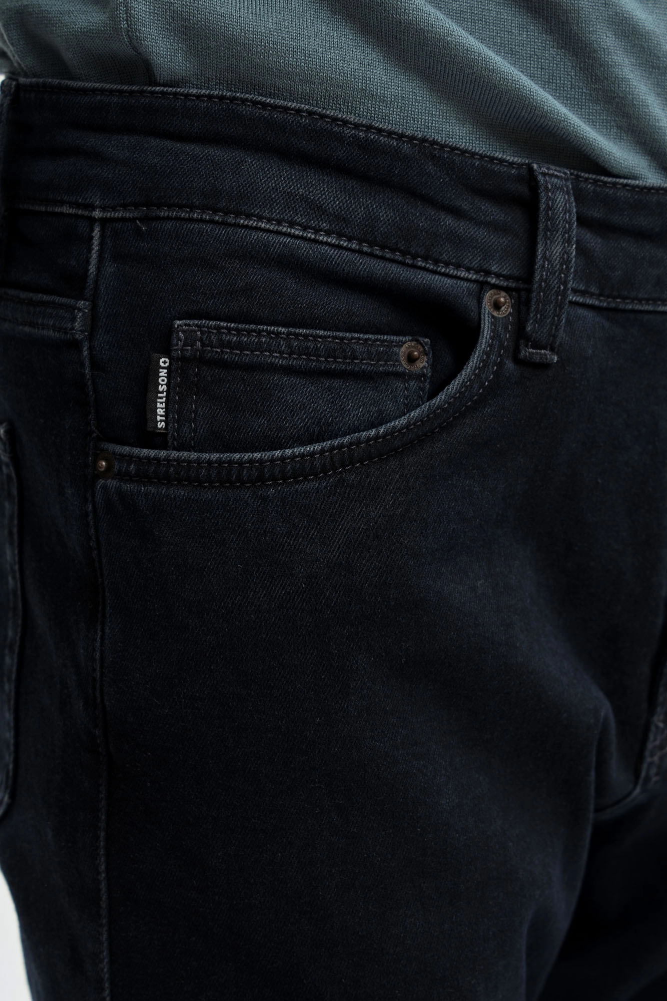 30049611_10020798 Брюки джинсовые Strellson Синий