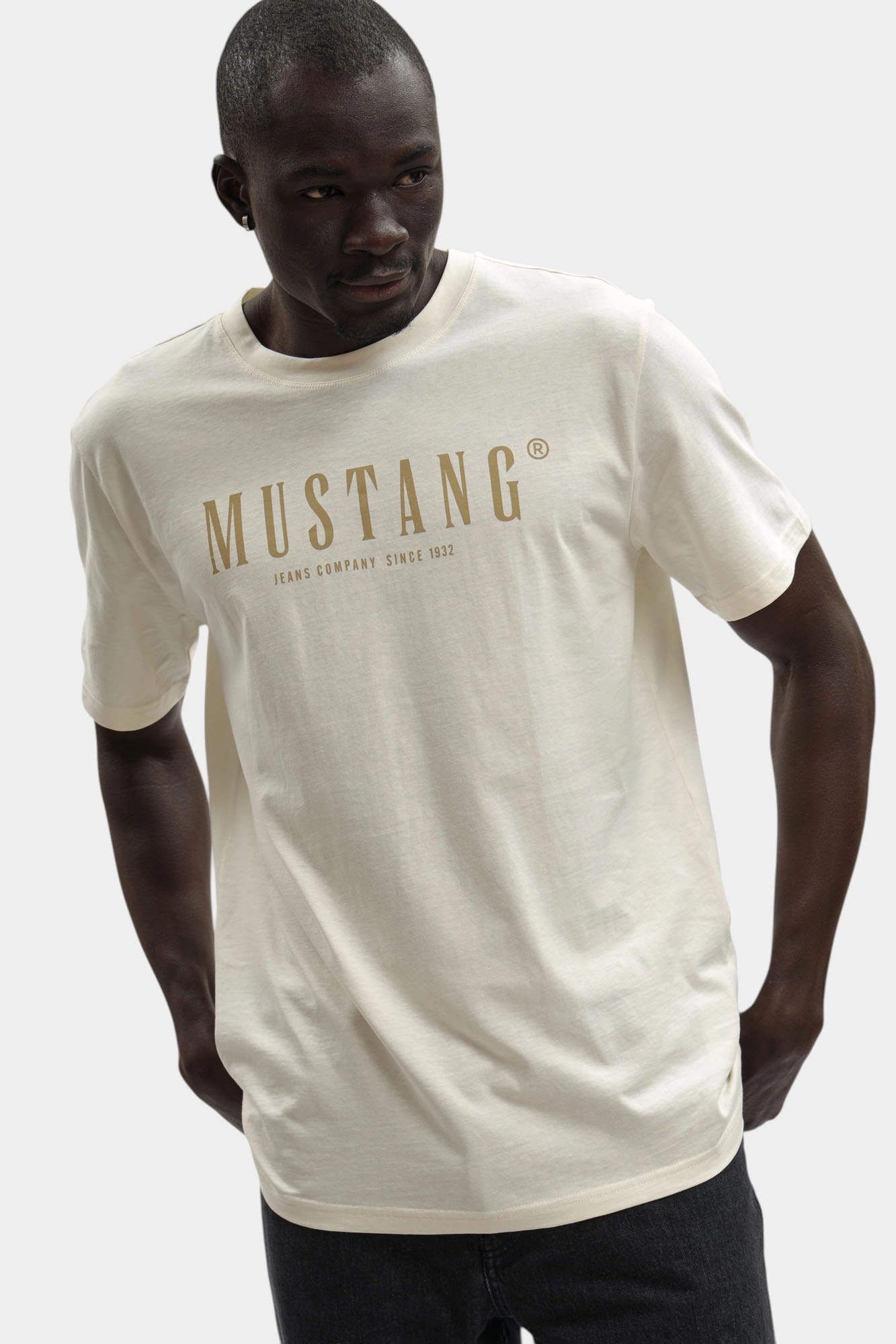 1017378 Футболка Mustang Белый