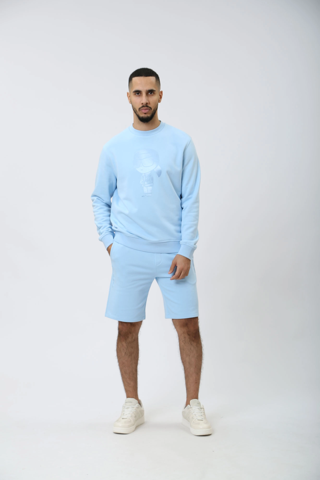 541900_705403 Шорты трикотажные Karl Lagerfeld Голубой