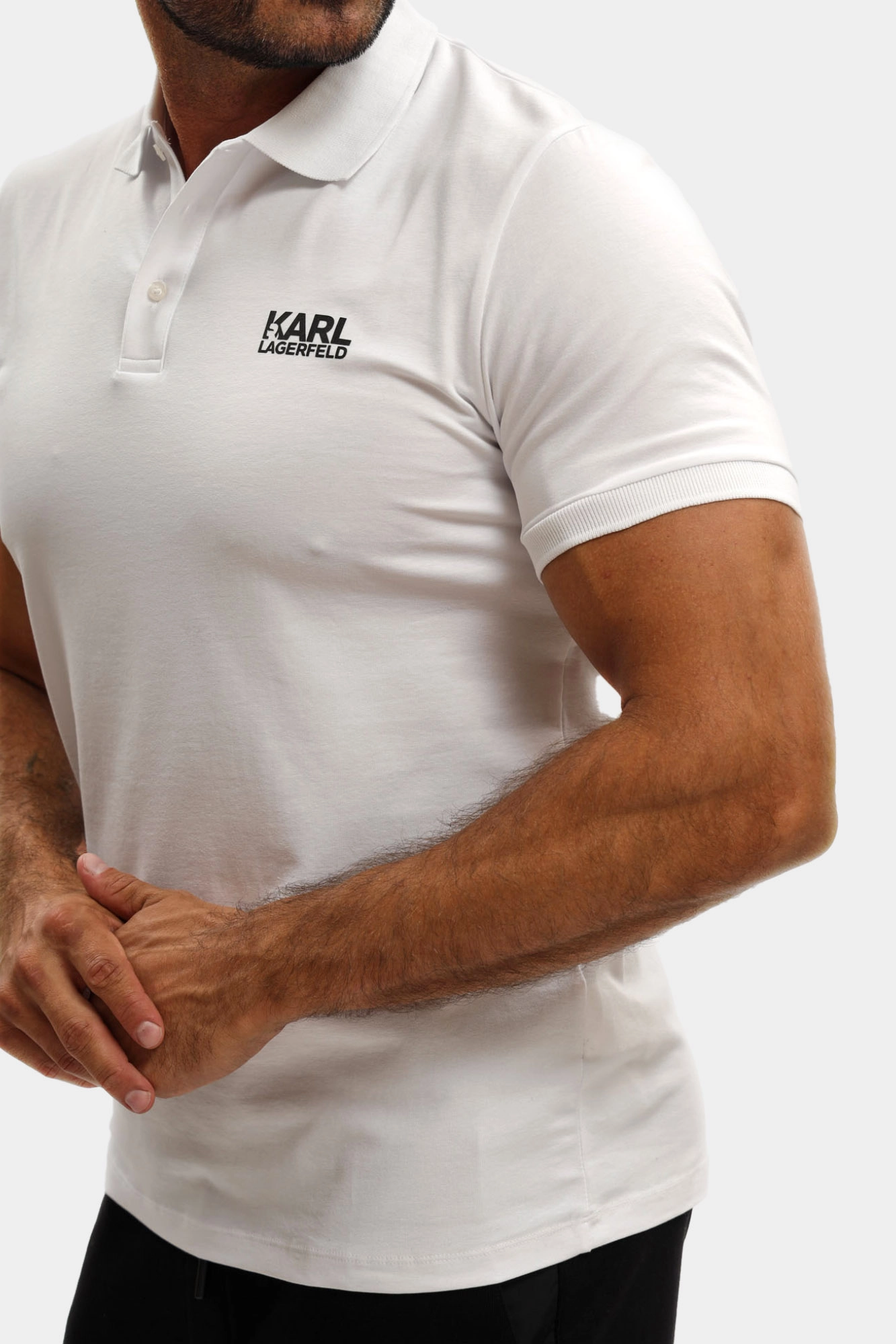 553235_745088 Поло Karl Lagerfeld Белый