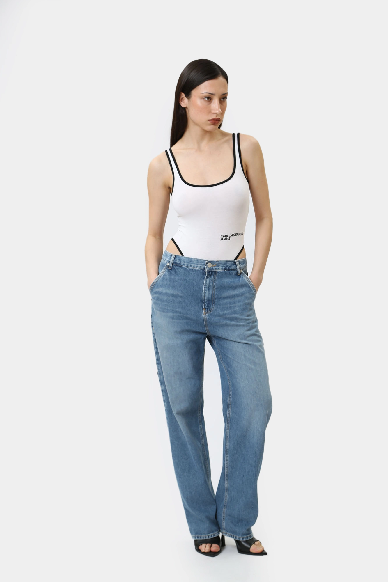 241J1710 боди karl lagerfeld jeans 