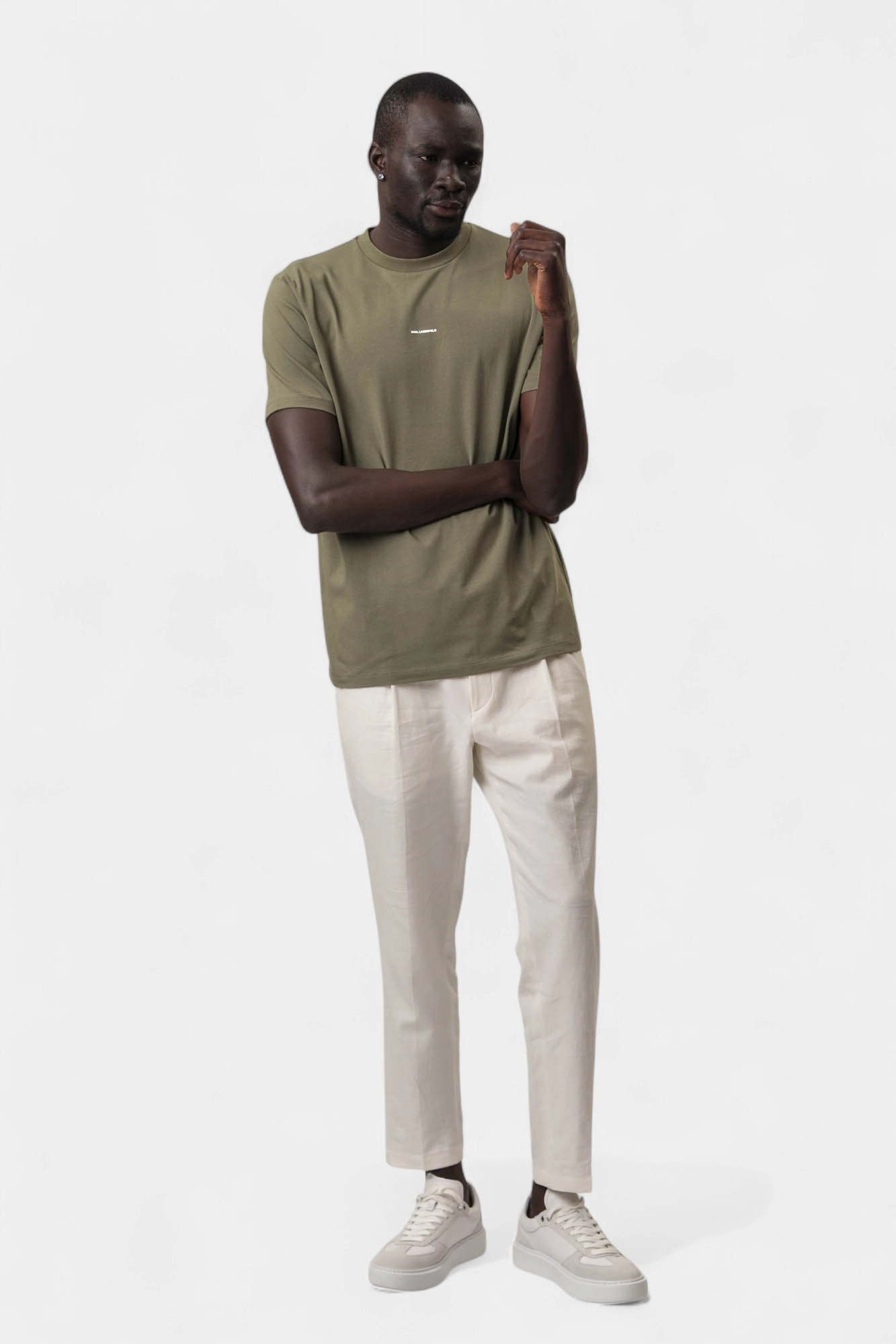 552235_755030 Футболка Karl Lagerfeld Зеленый