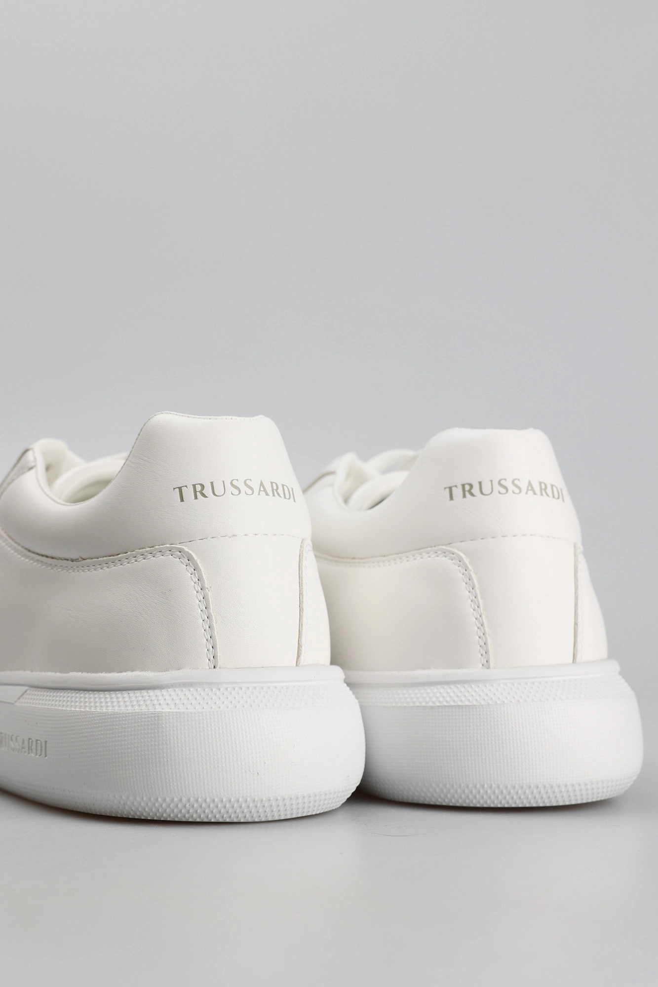 Trussardi white sneakers top