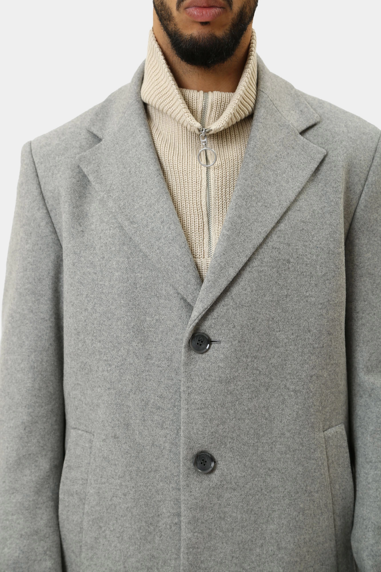 30043525_10016436 Пальто Strellson Серый