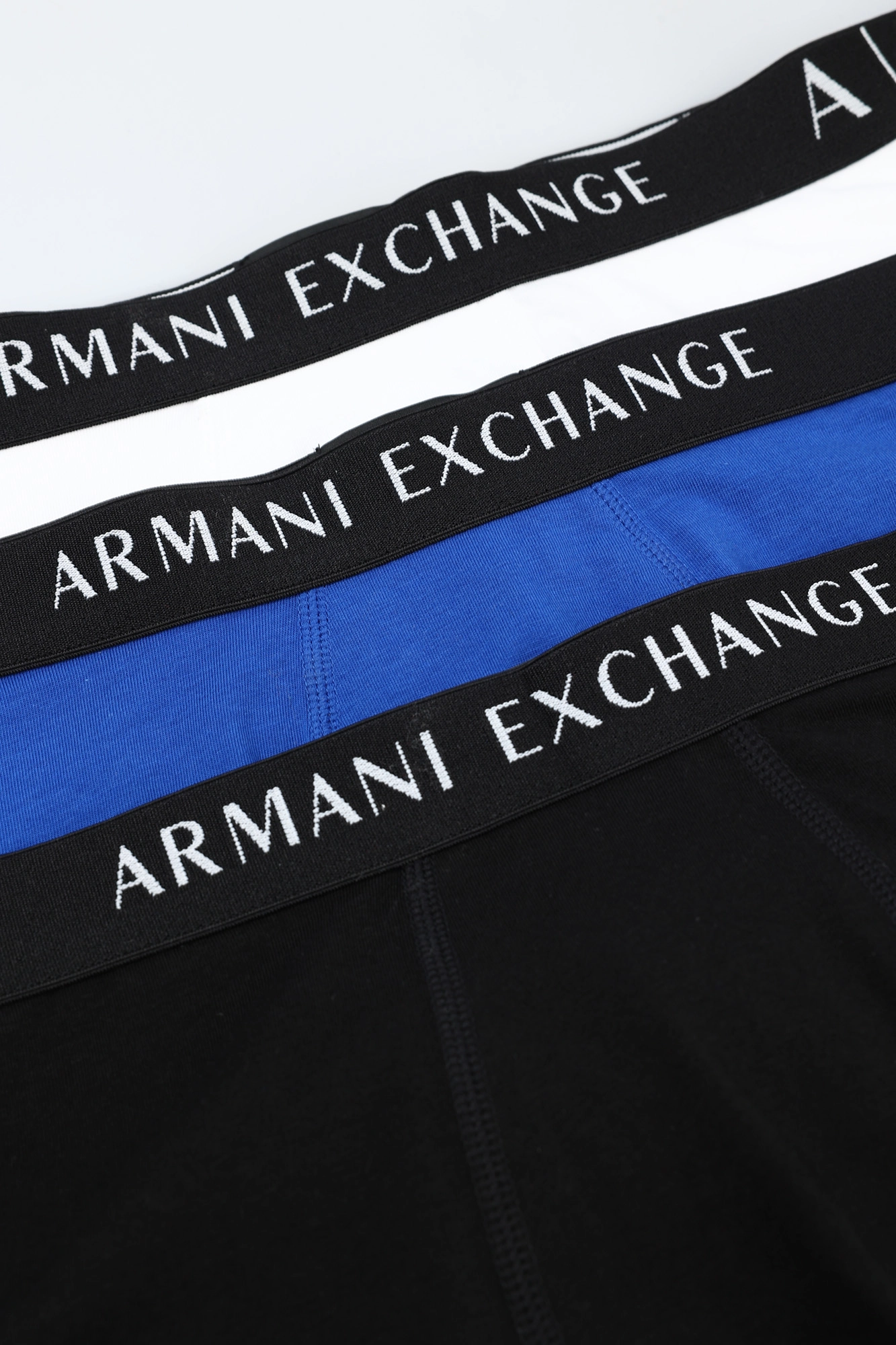 957028_CC282 Трусы 3 шт Armani Exchange Белый