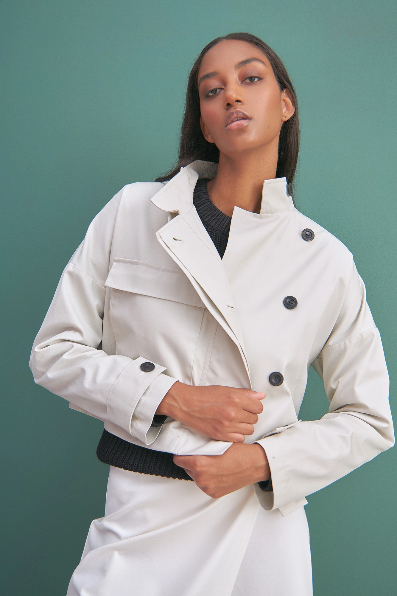 W-232-TH-56-0093 тренч укороченный the hills 