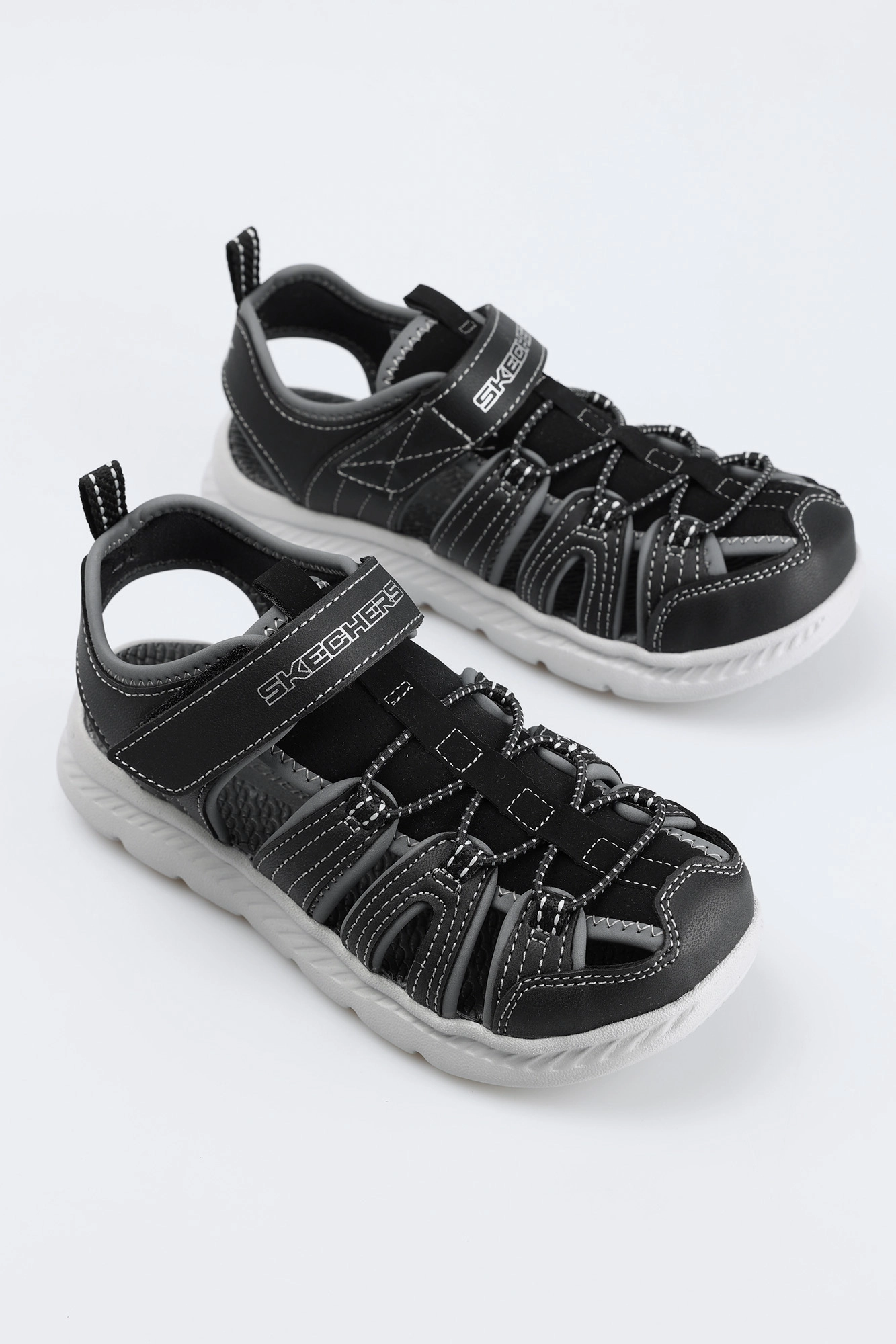 Skechers kids black hotsell