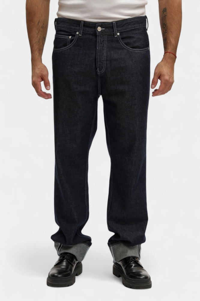 Ремень El rosso Натуральная кожа Черный