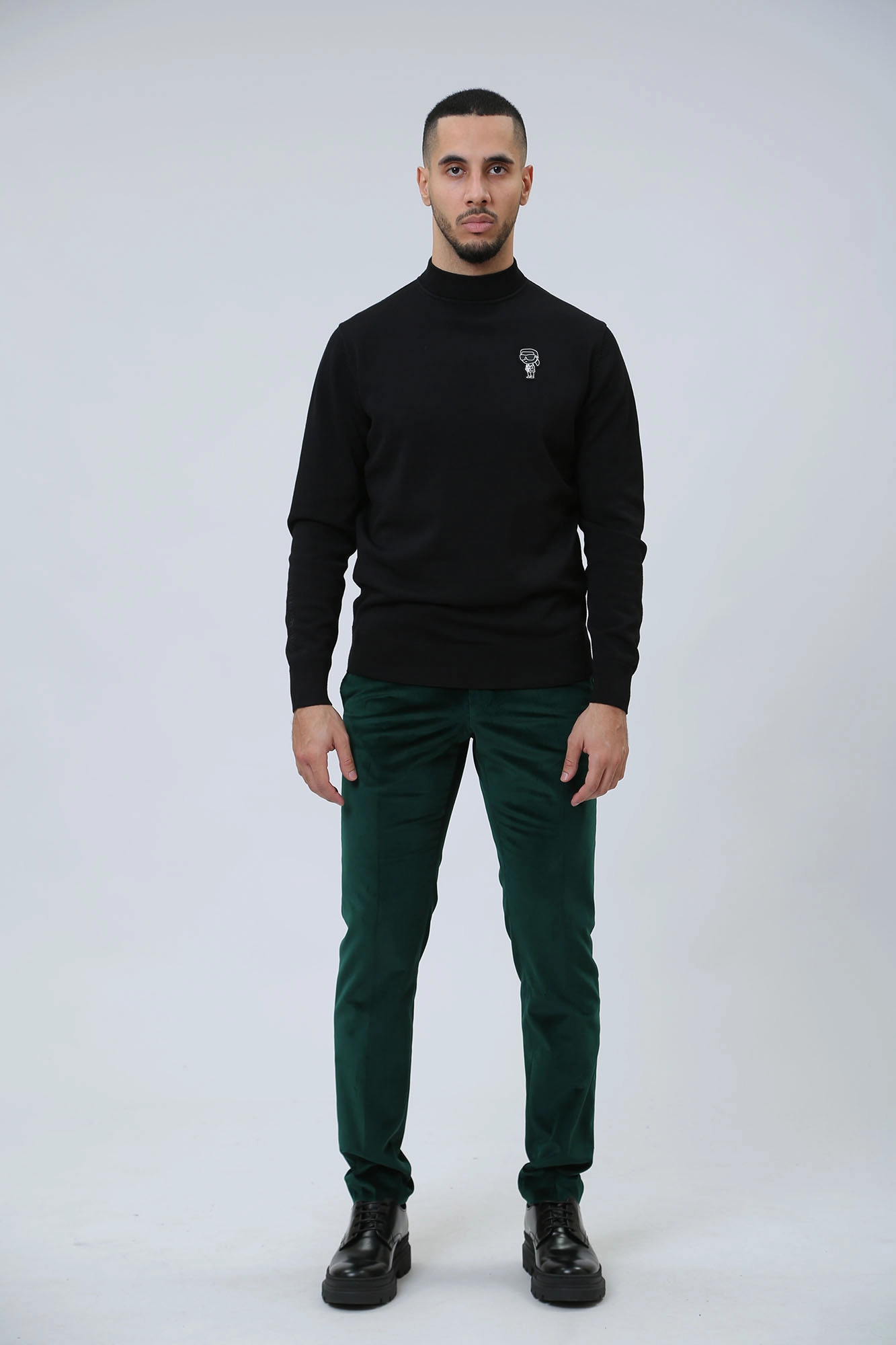 534000_255002 Брюки классические Karl Lagerfeld Зеленый