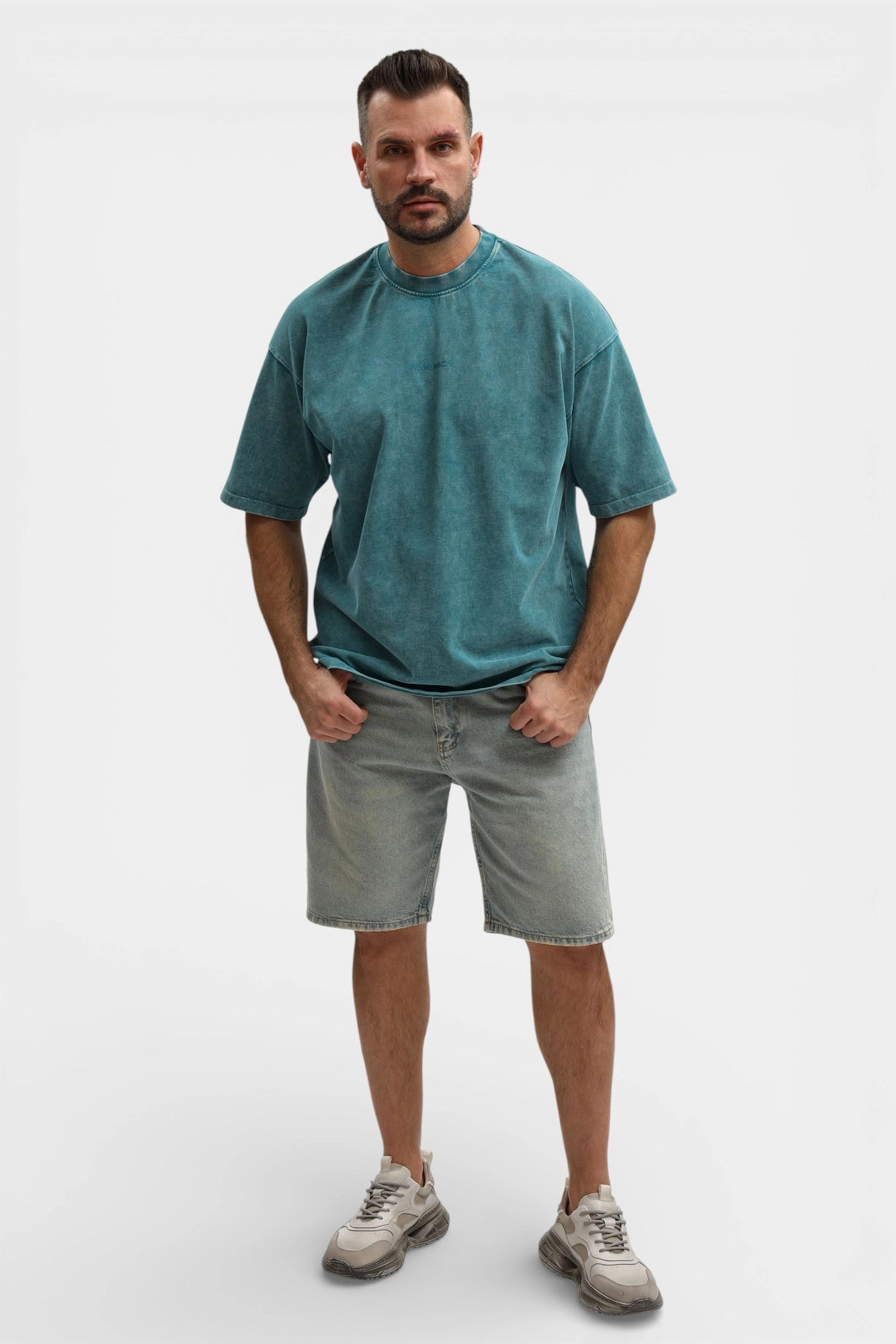 VM-OMA-33-614 Шорты джинсовые Van Mich Голубой