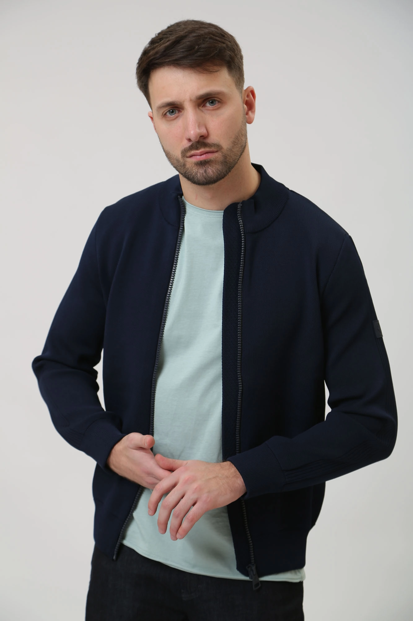 30040128_10017060 Кардиган Strellson Синий