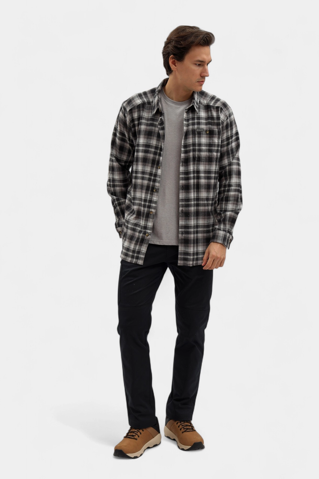 1617951 Рубашка с длинным рукавом Columbia Серый