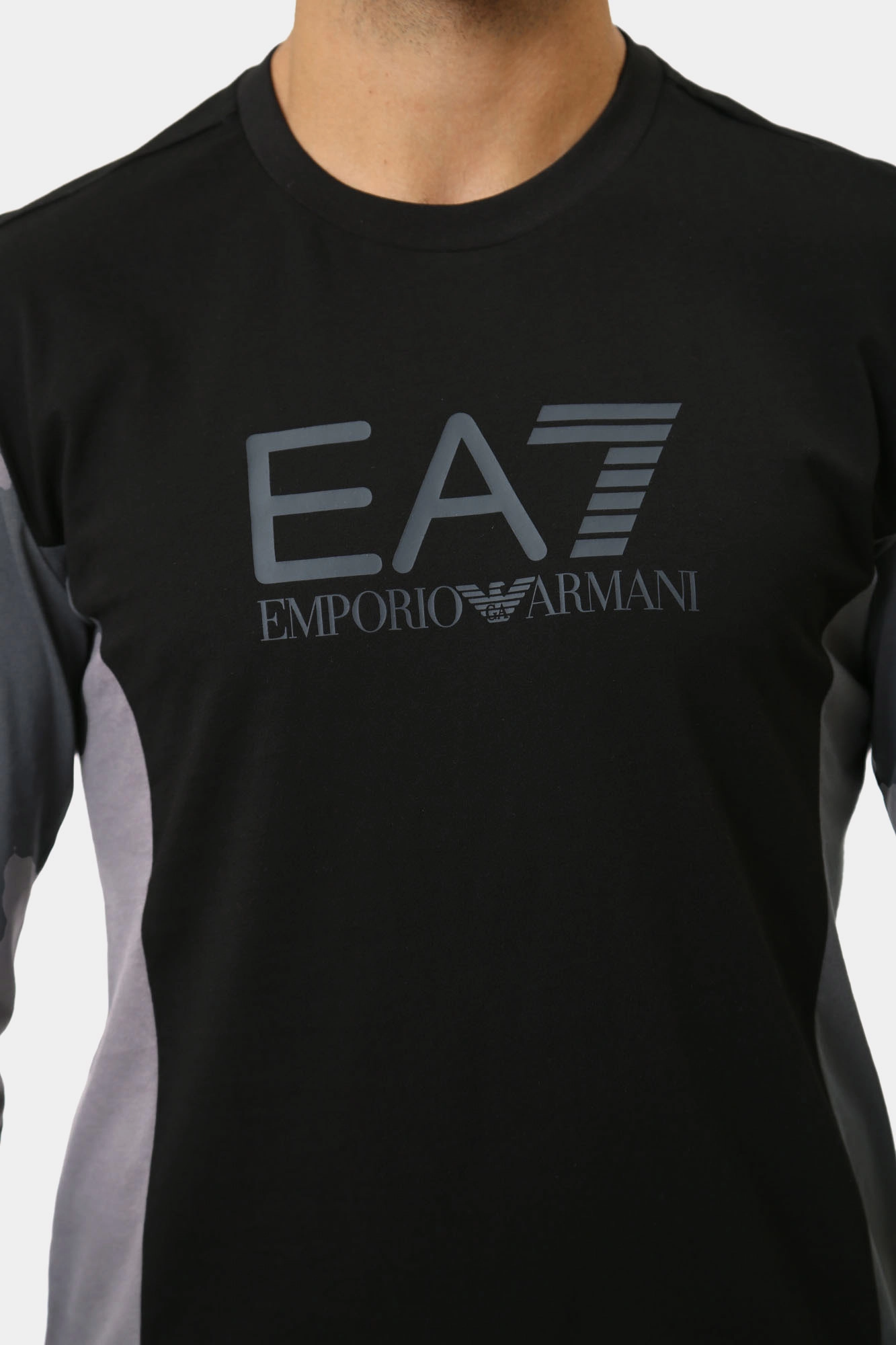 6DPT24_PJVPZ_1200 Лонгслив EA7 Черный