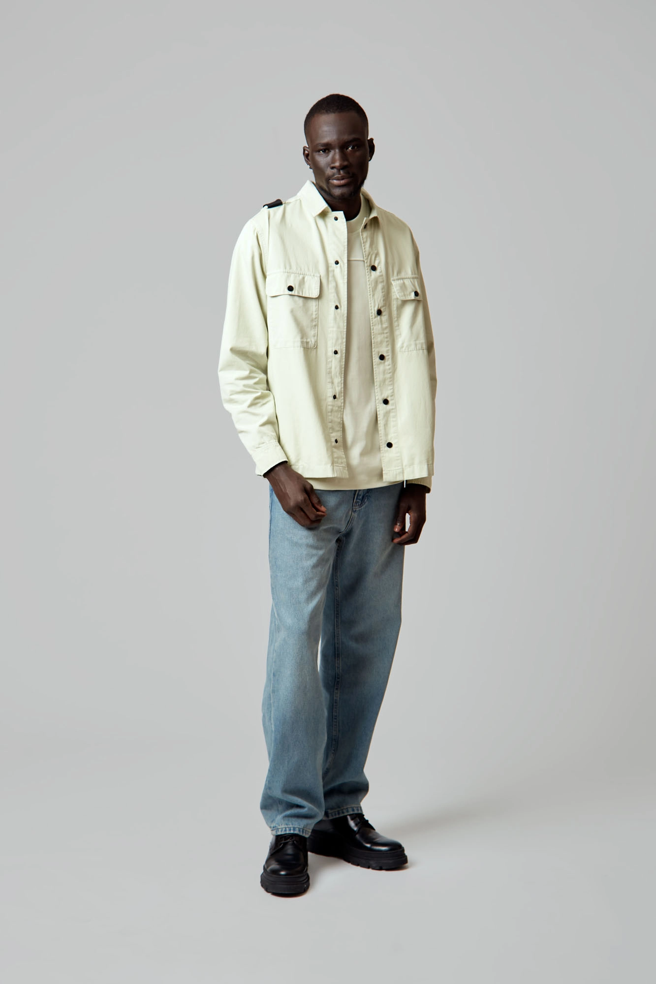 VM-OMA-46-346 Рубашка с длинным рукавом Van Mich Зеленый