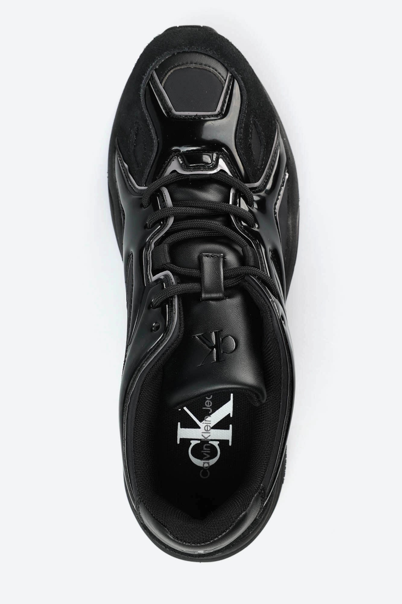 YW0YW01312 Высокие кроссовки Calvin Klein Jeans Черный