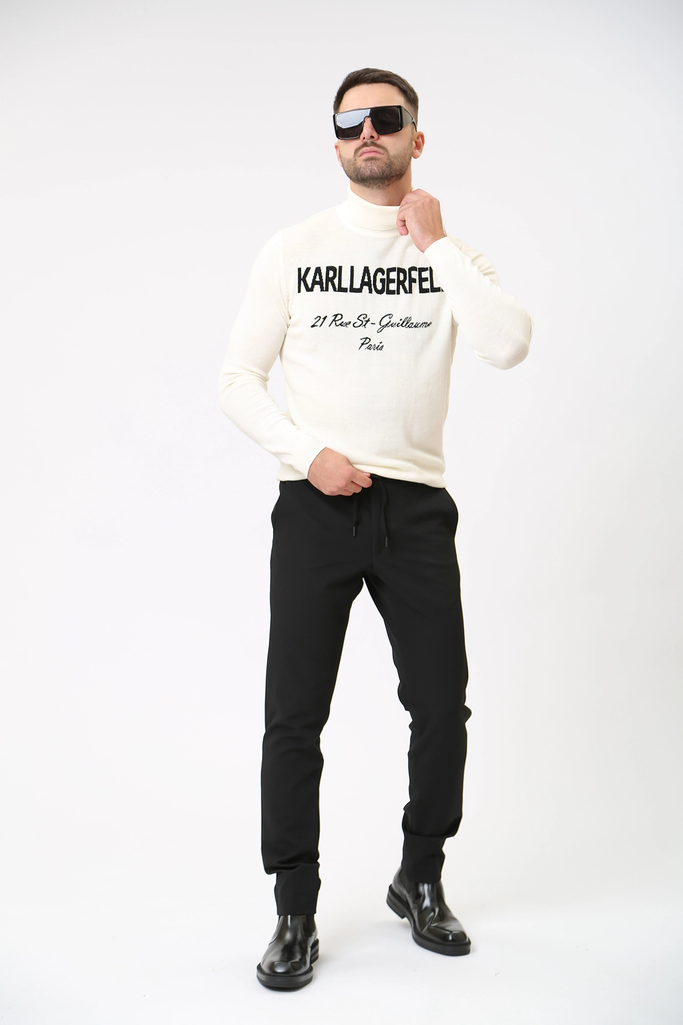 534399_655020 Водолазка Karl Lagerfeld Молочный