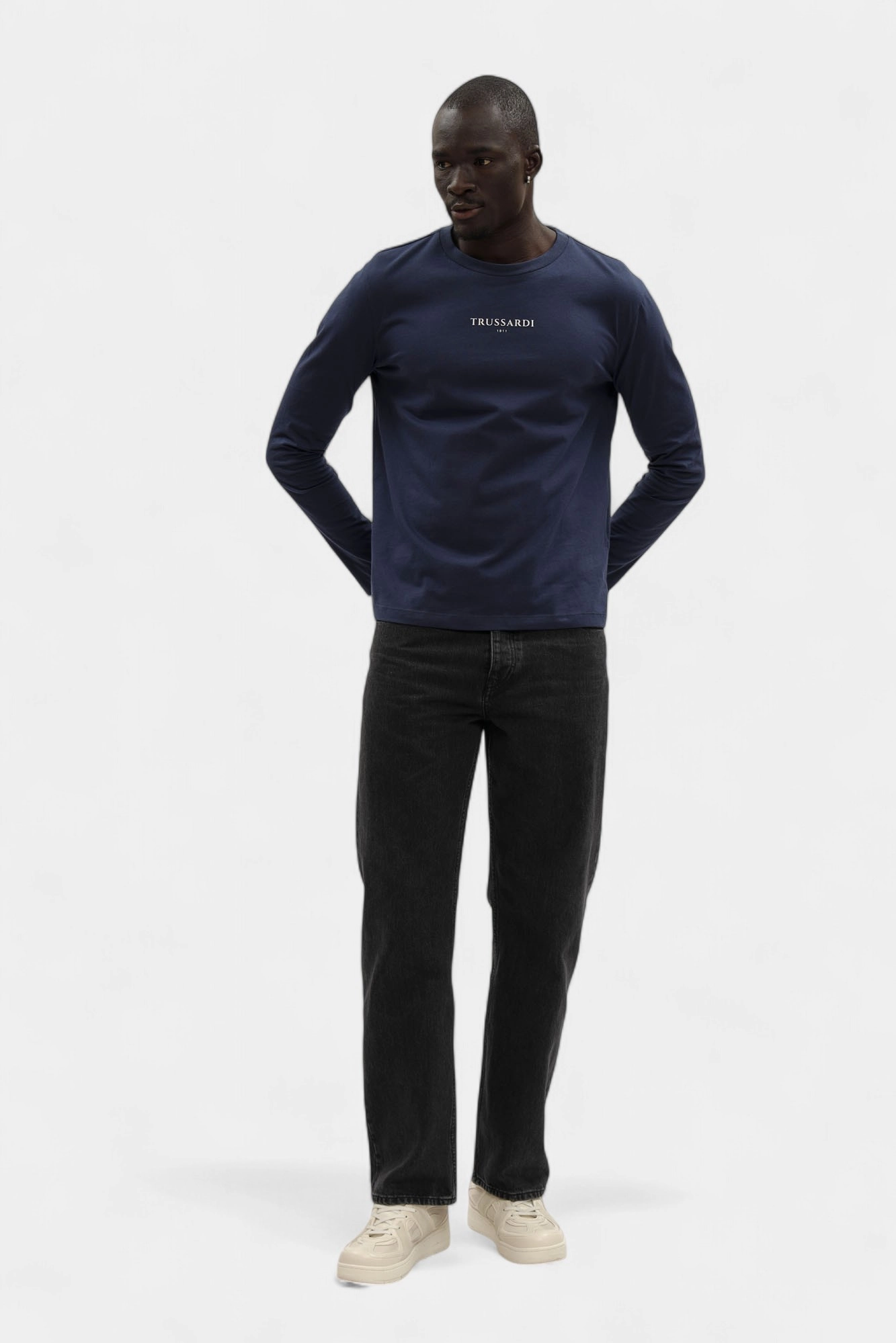 G0268200047N-MTL02J02-84A9 Лонгслив Trussardi Синий